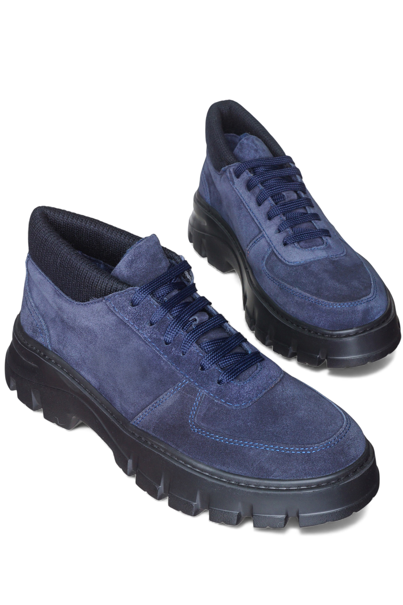 Ботинки муж. АРТ.23850B060,син,н.з-тек/байка