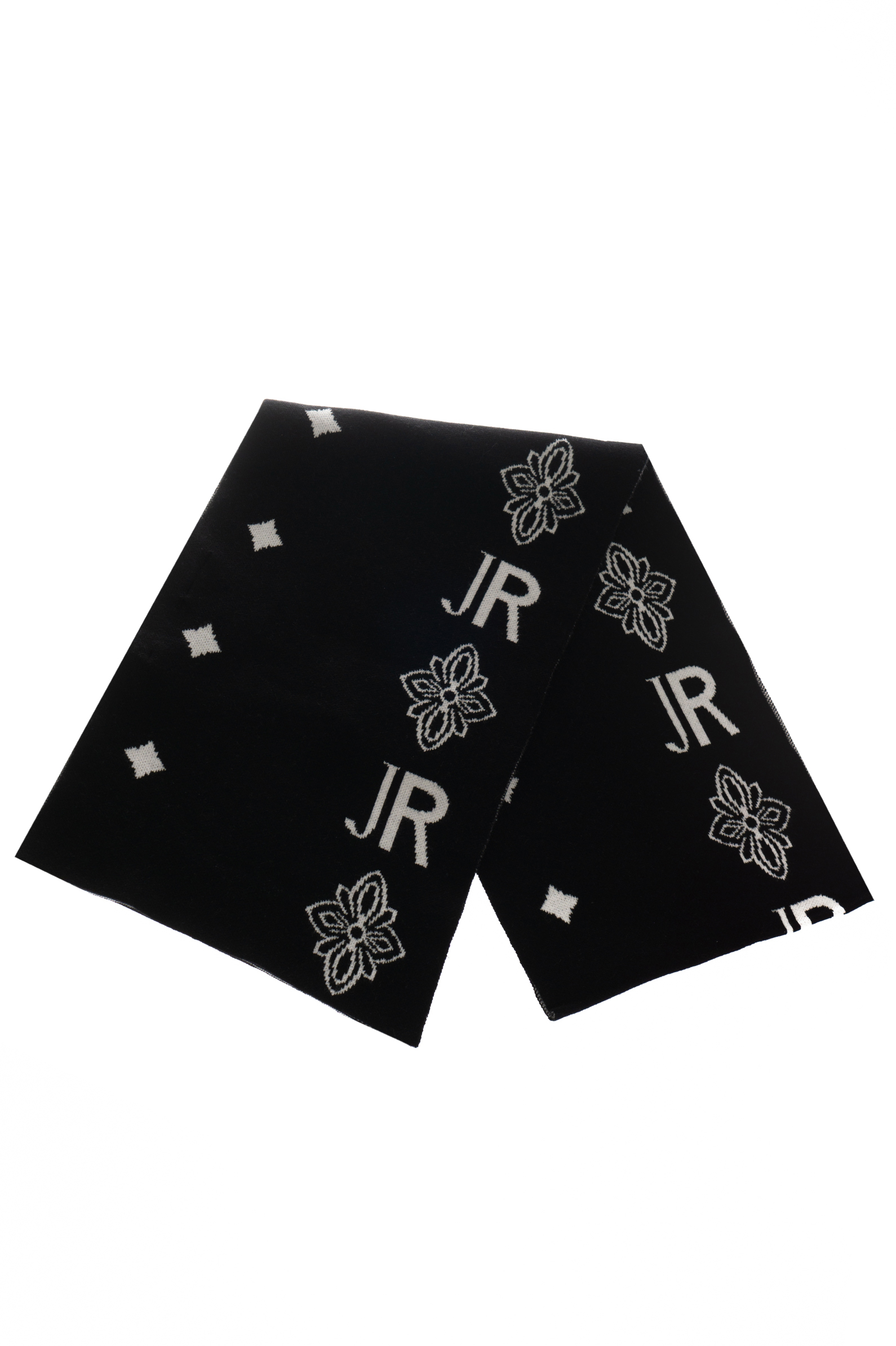 Шапка-Шарф мал.АРТ.RBA24004HS,чер-бел,вис-пэ-нейл