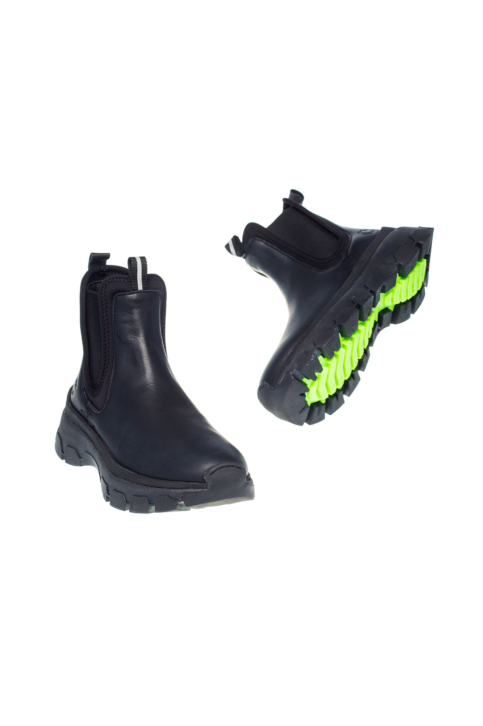 Ботинки жен. АРТ.25510-240-260,чер,н.к-т/н.к-тек