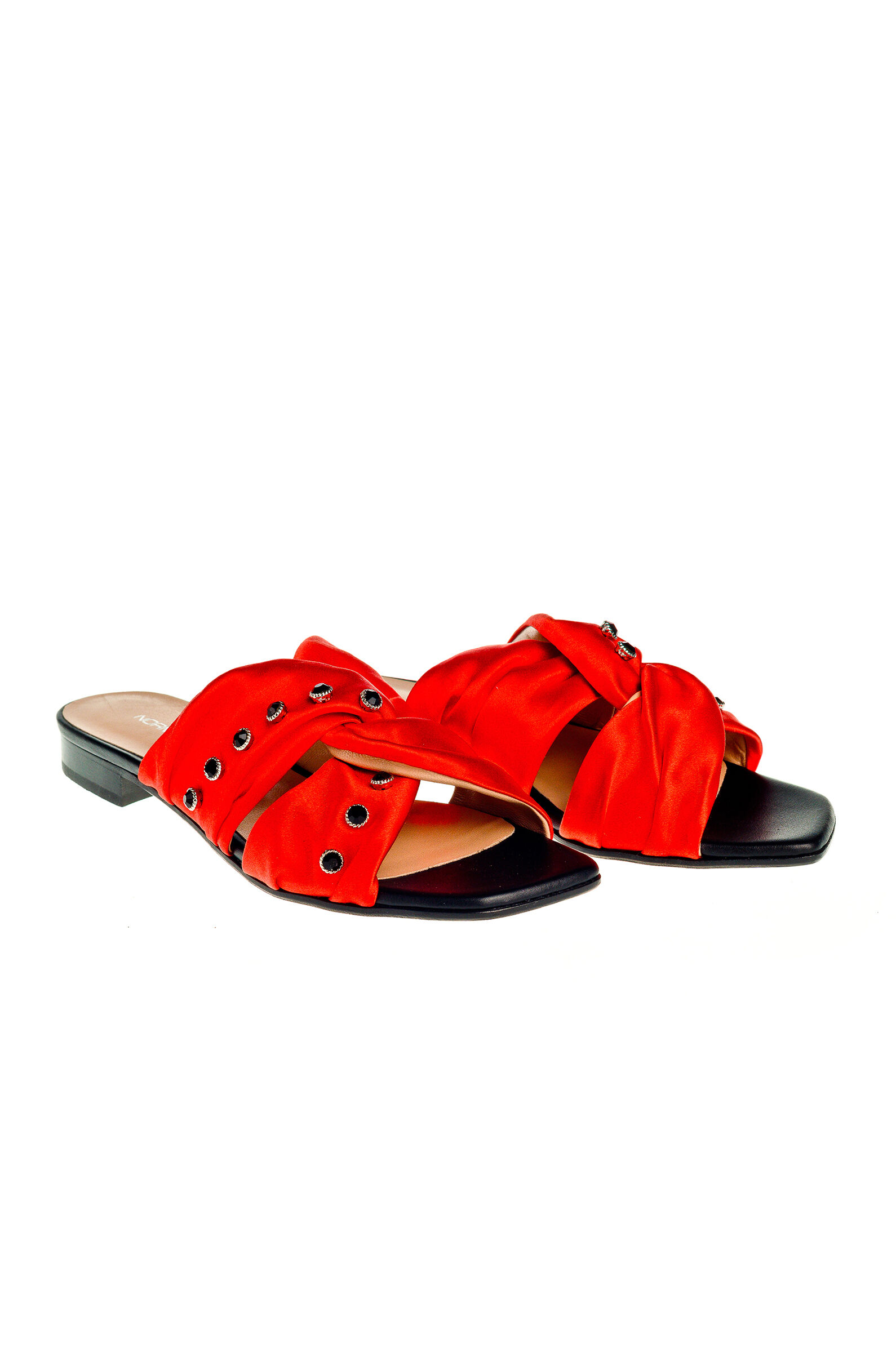 Сабо жен. АРТ. 6061E9B, корал-чер,тек/н.к