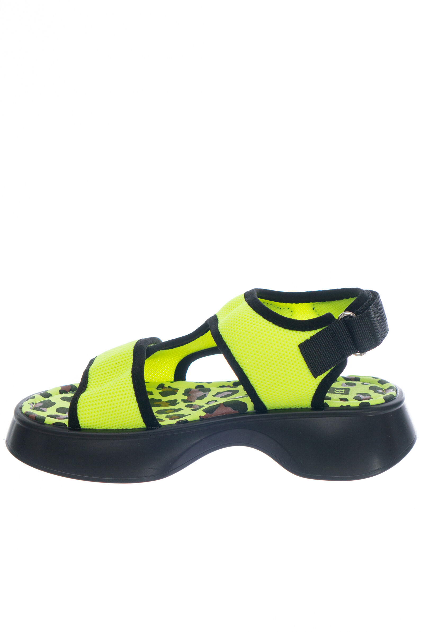 Босоножки дев. АРТ.23-540B,жел-чер,тек/тек