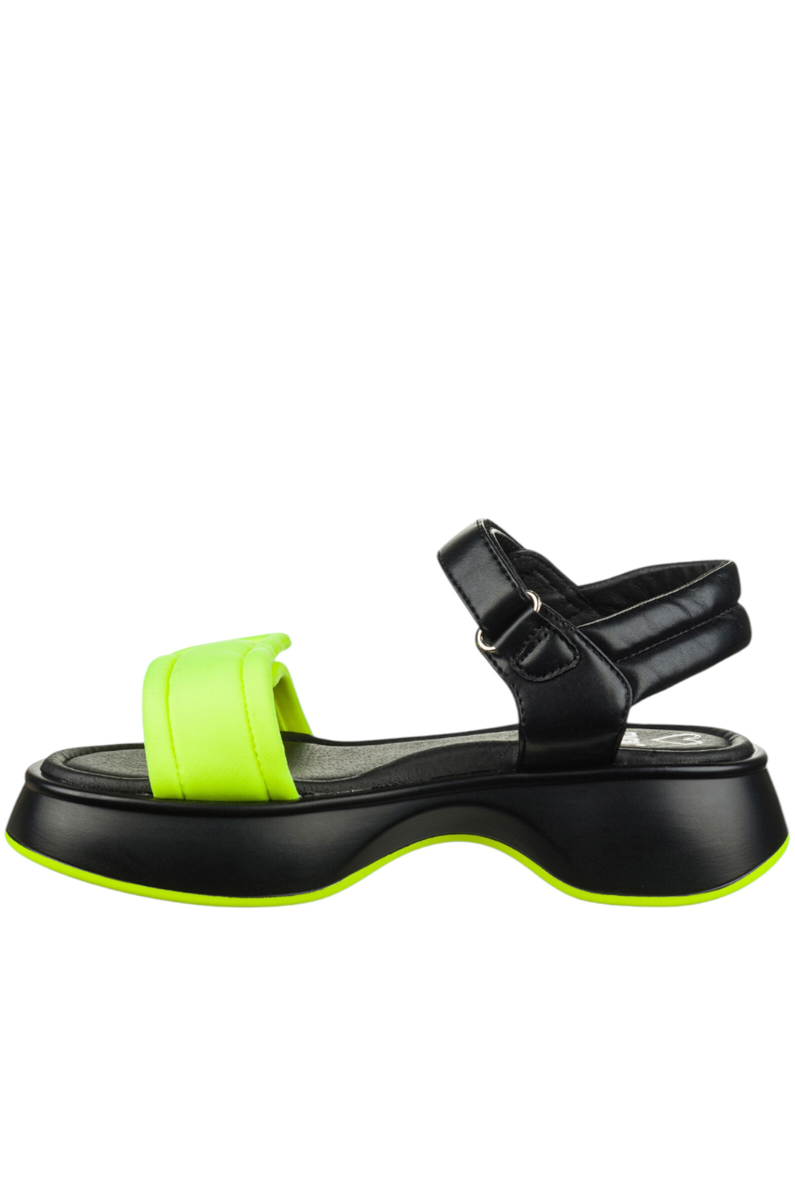 Босоножки дев. АРТ.2412401066,чер-зел,и.к-тек/н.к