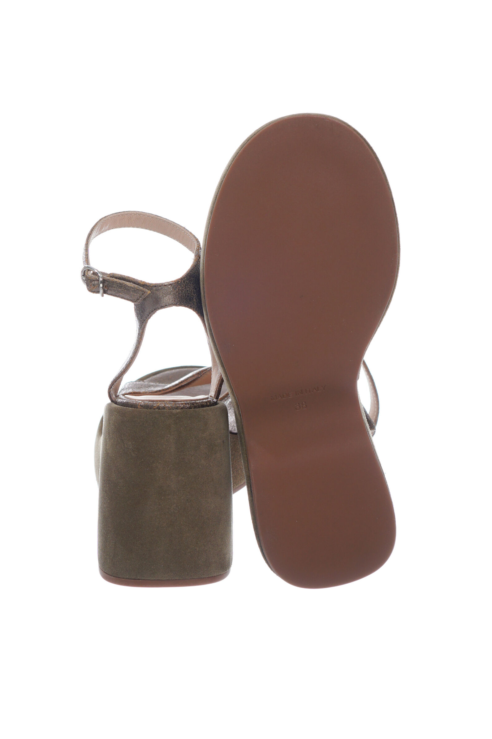 Босоножки жен.АРТ.8766,кор-зел,н.к-з/н.к