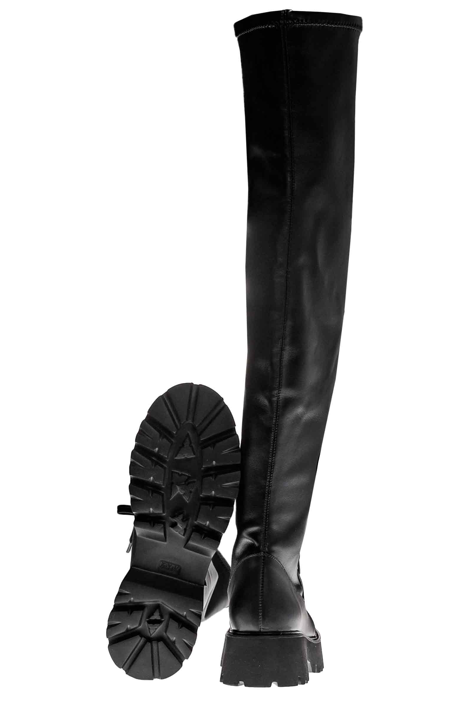 Ботфорты жен. АРТ.159 33,чер,н.к-и.к/тек