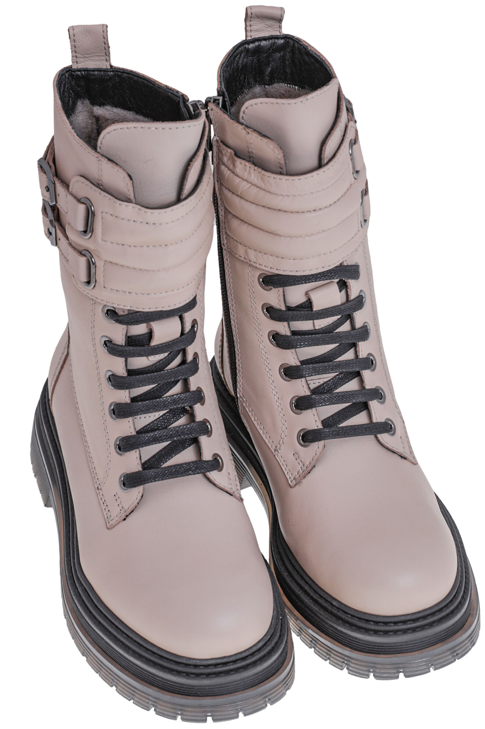 Ботинки жен. АРТ.36641,беж,н.к/н.м