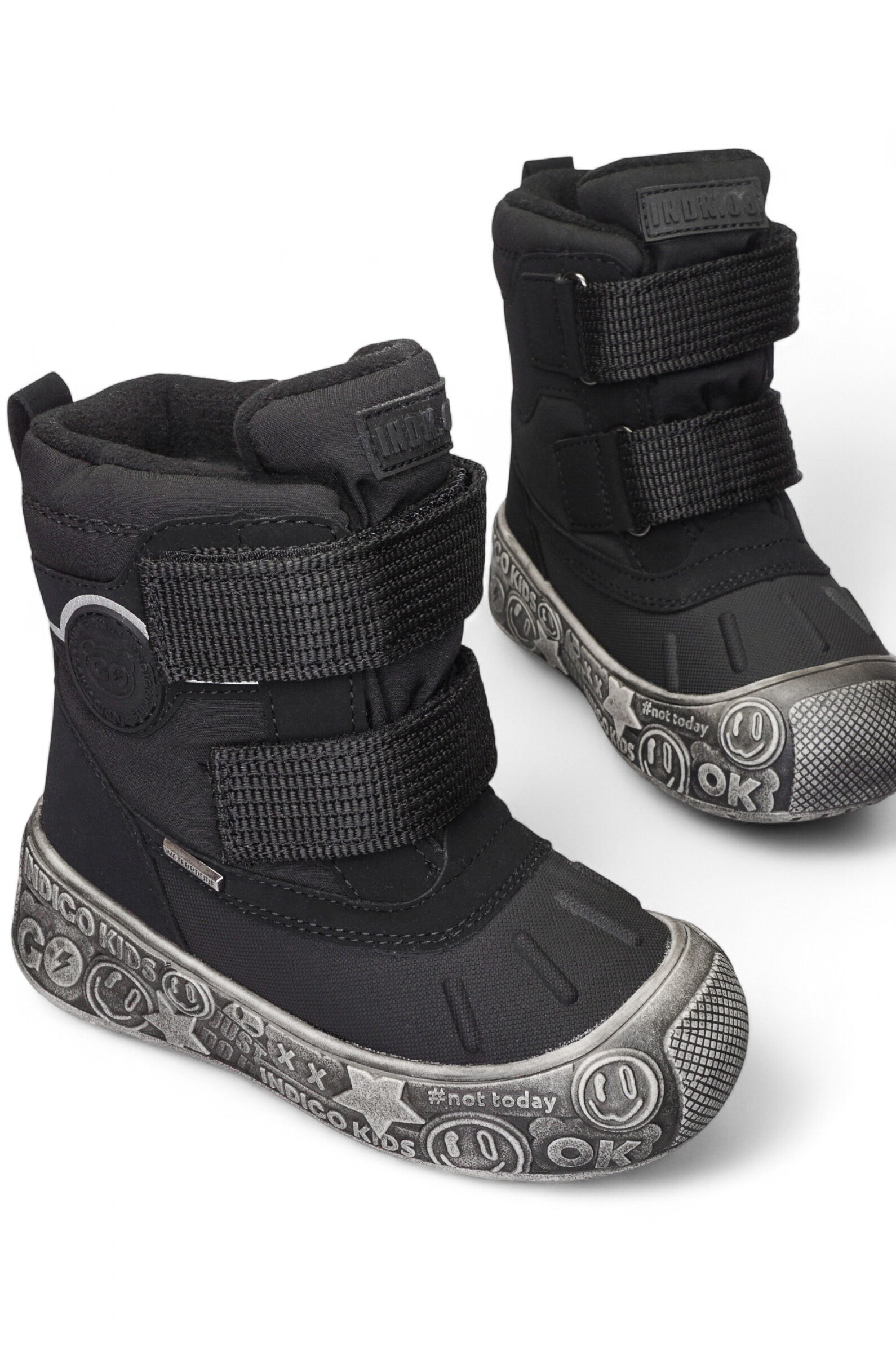 Ботинки мал. АРТ.70-2060G,чер,тек-и.к/шер