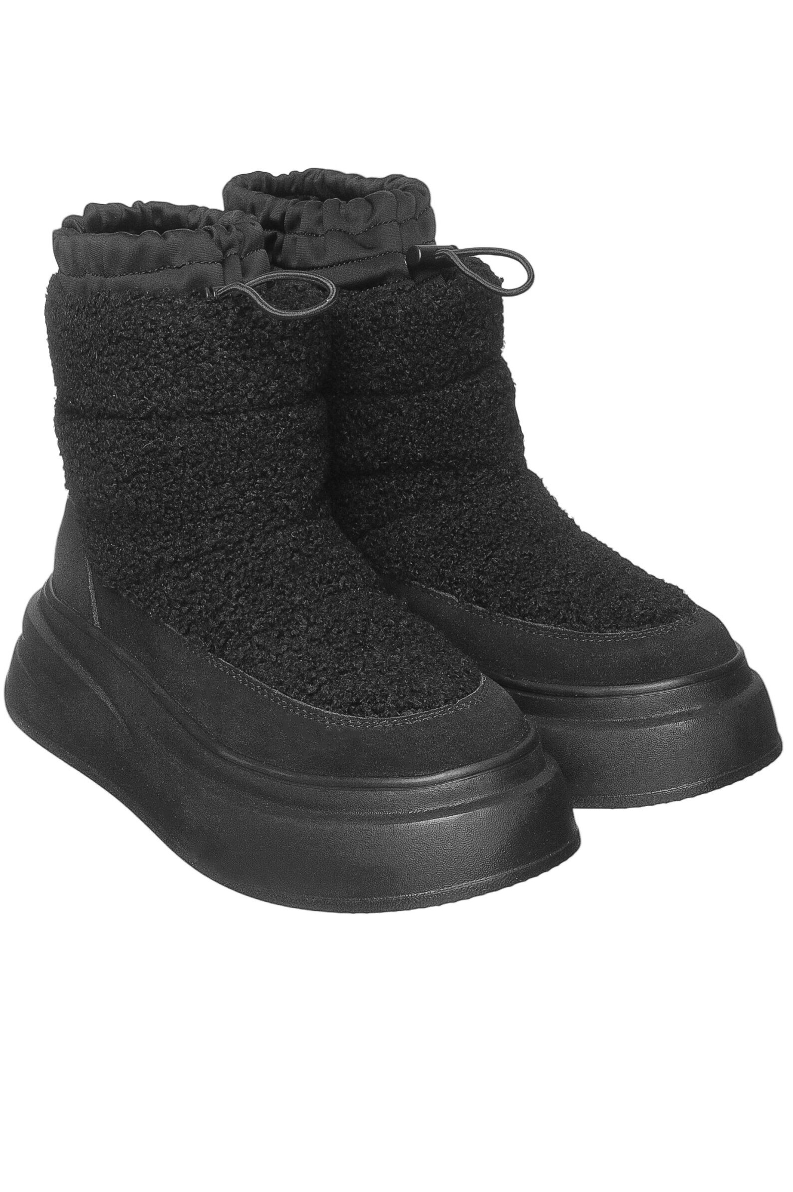 Ботинки жен. АРТ.SF2361S401,чер,н.з-тек/тек-н.к