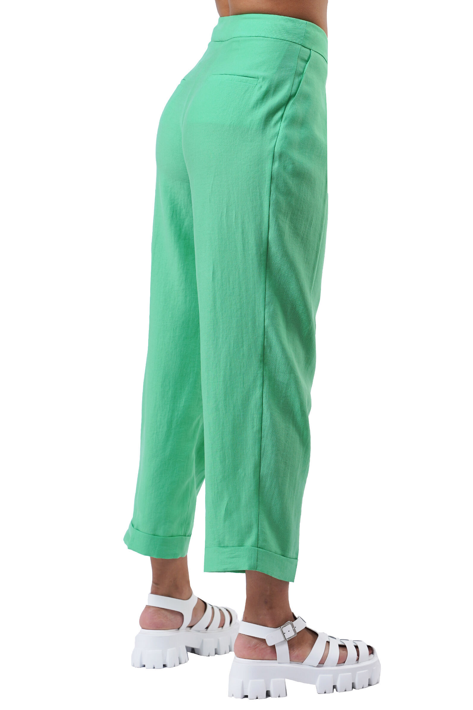 Брюки жен. АРТ.30279,зел,хл-пэ