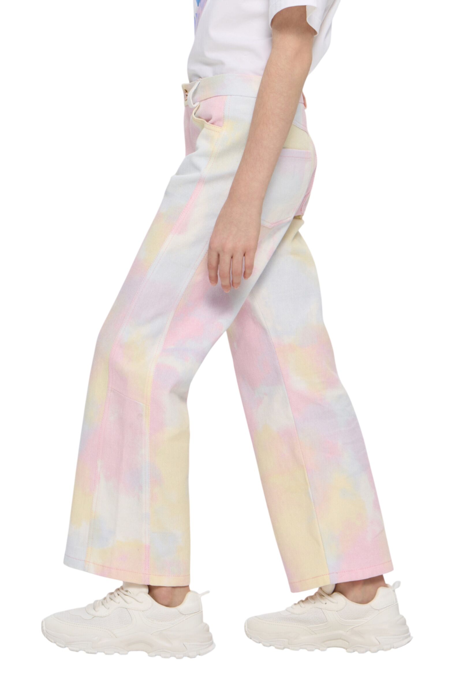 Брюки дев. АРТ.44.128,мул,хл