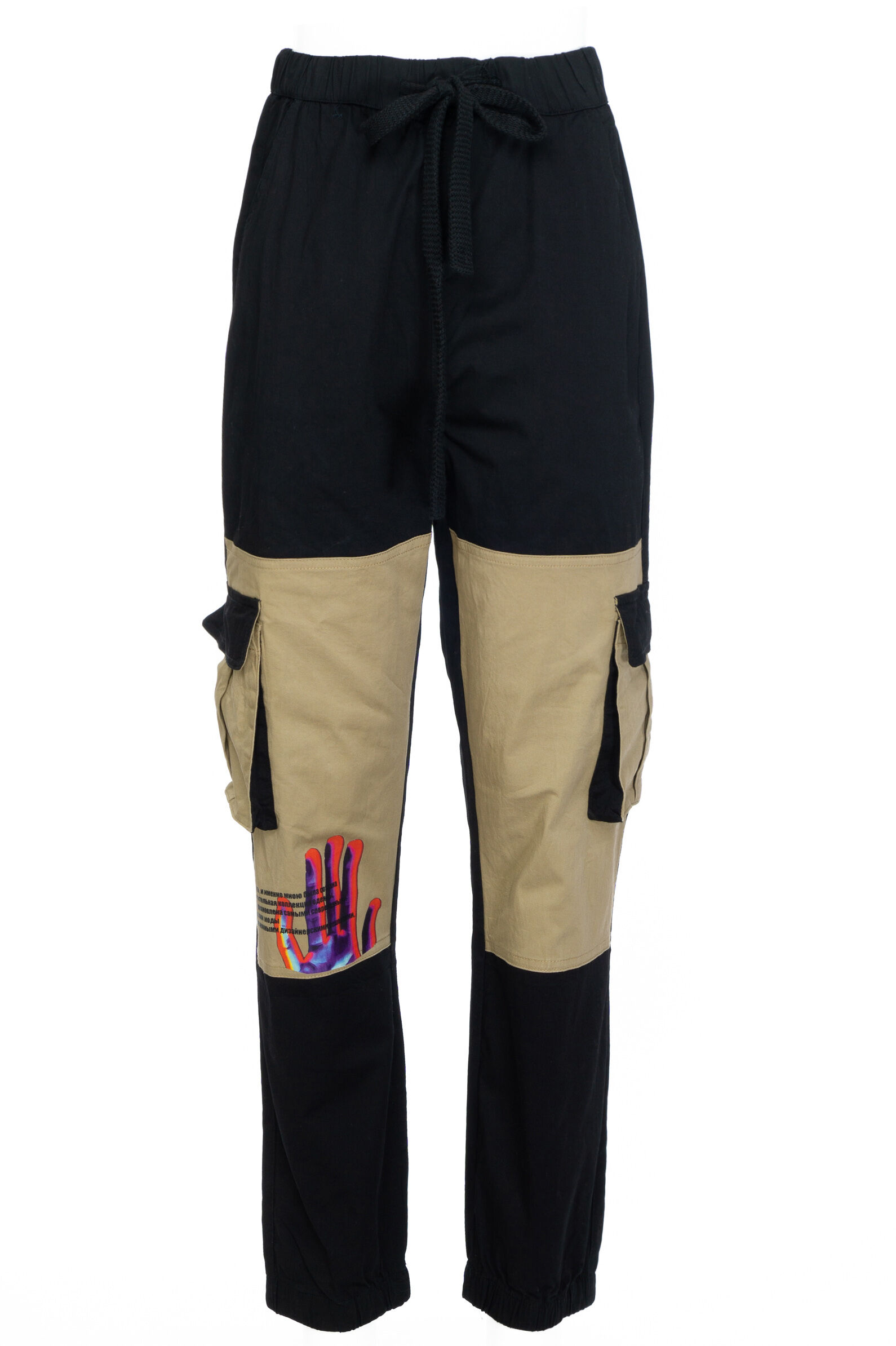 Брюки мал. АРТ.B-TR24246,чер,хл-эл