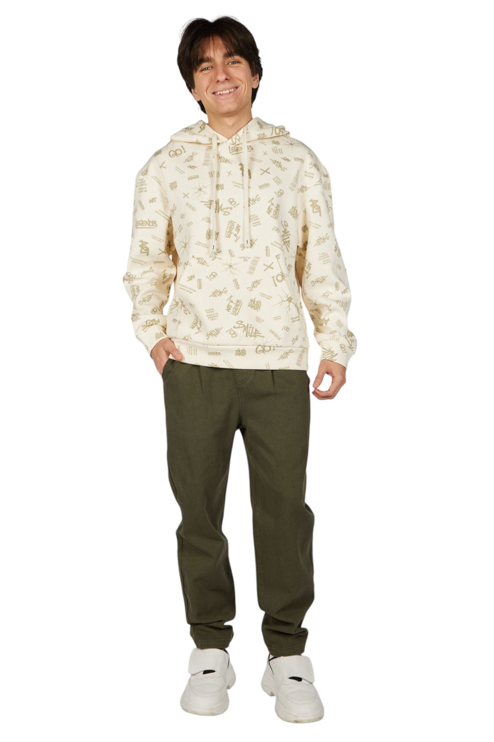 Брюки мал. АРТ.B-TR35457,хаки,хл