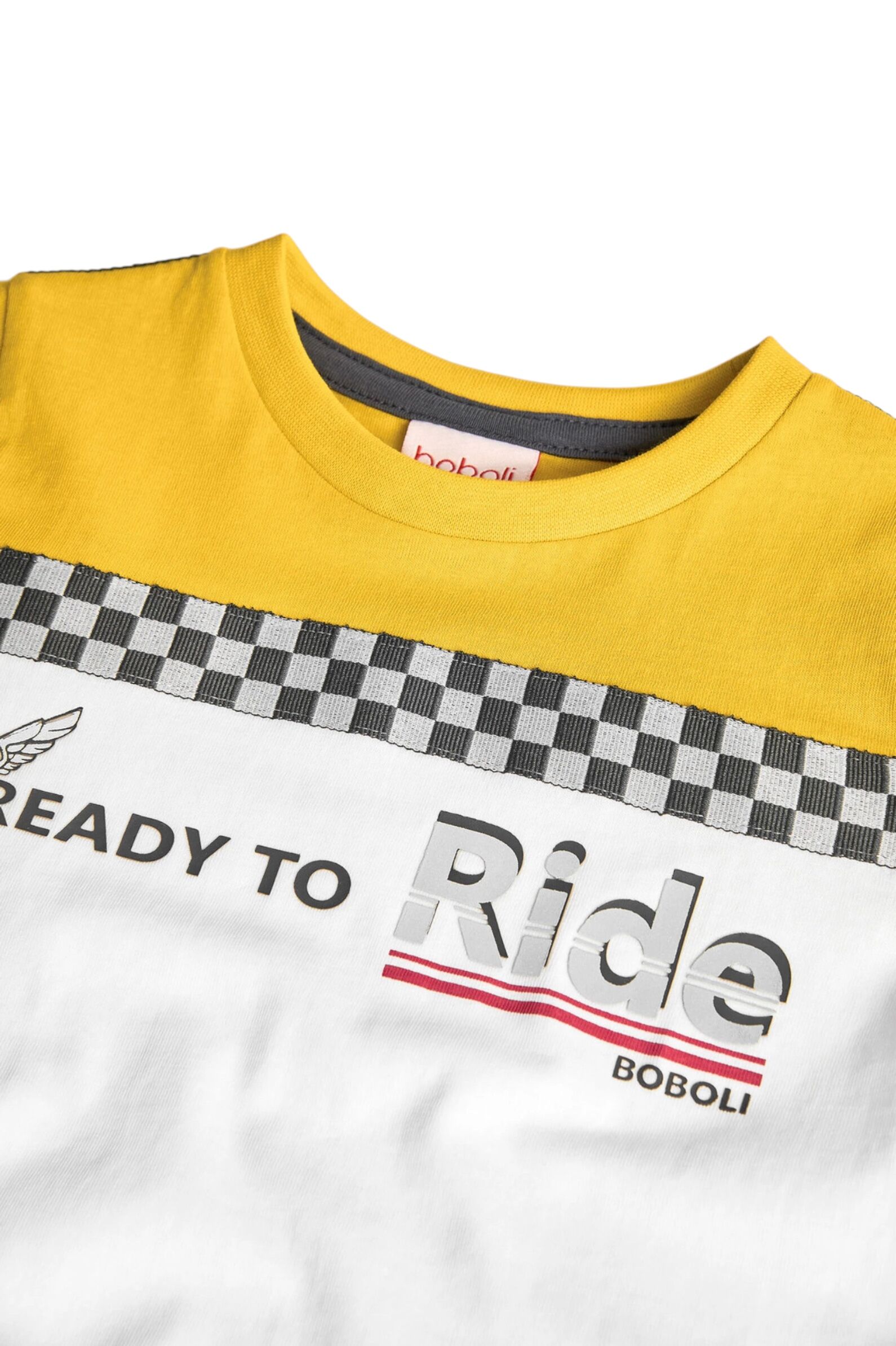 Футболка мал. АРТ.341064,бел-жел,хл