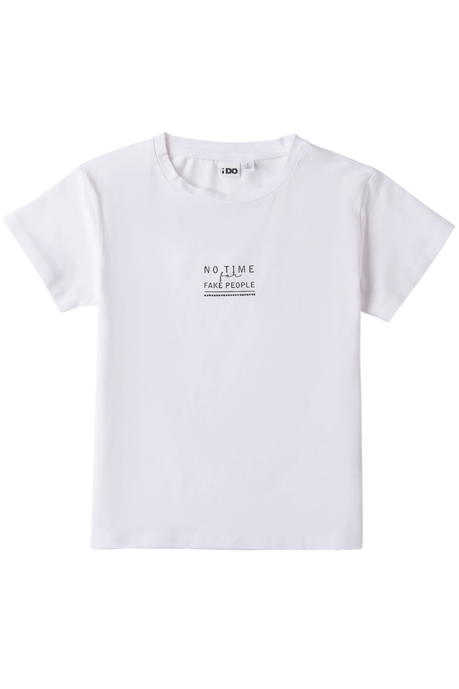 Футболка дев. АРТ.4.B725.00,бел,хл-эл