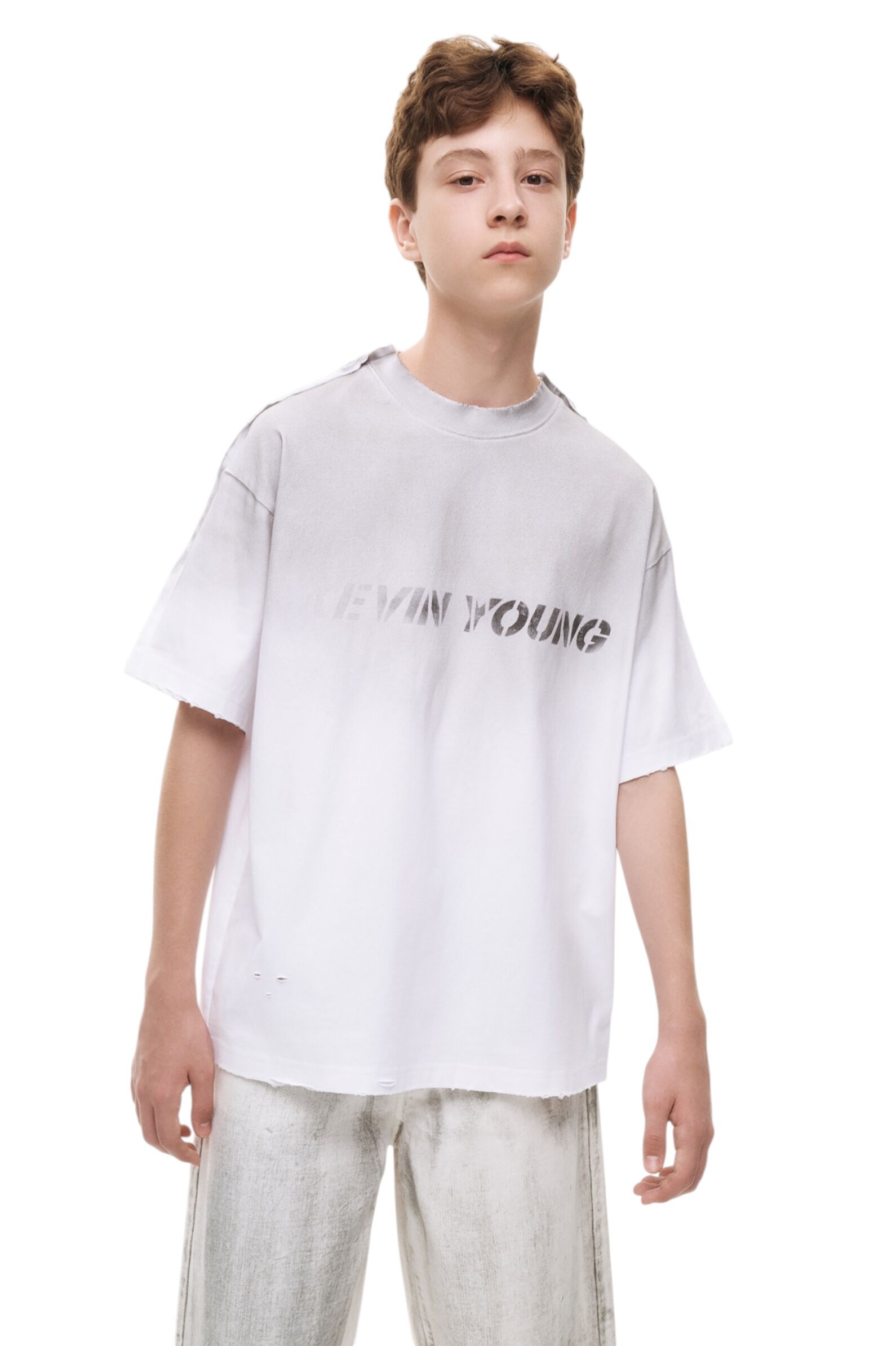 Футболка АРТ.AA235011,бел-сер,хл