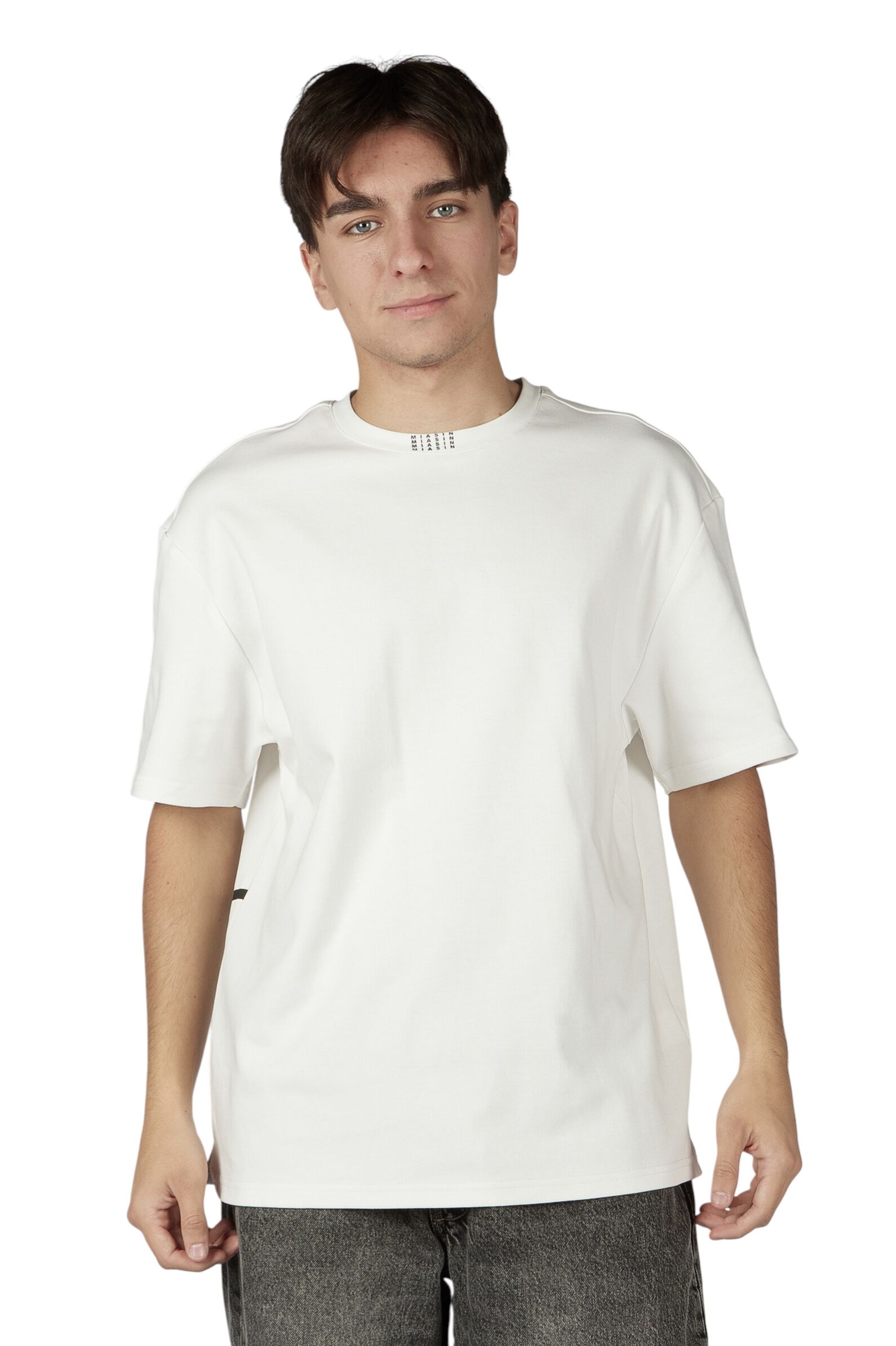 Футболка АРТ.B-TS36067,бел-чер,хл-эл