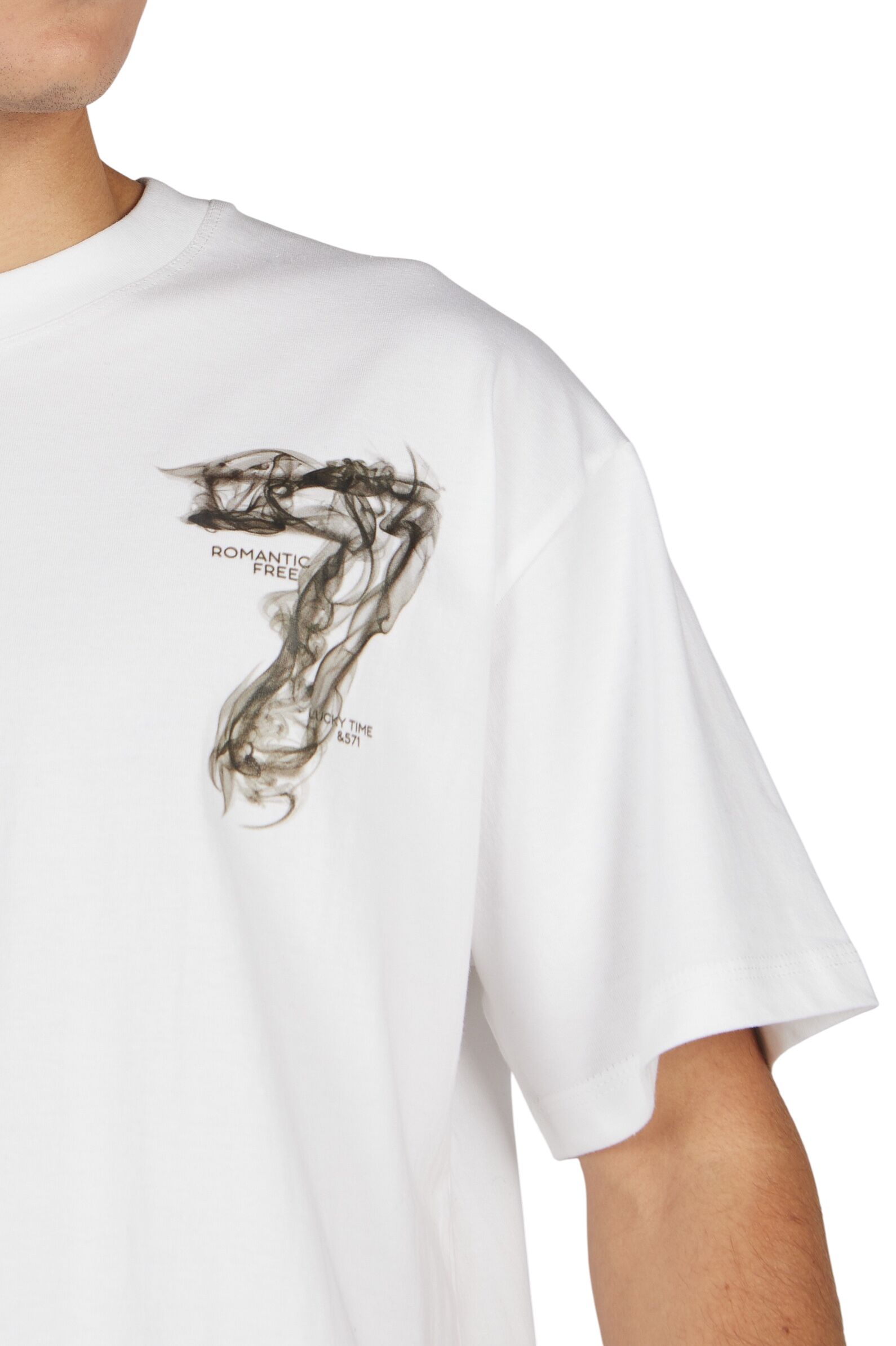 Футболка АРТ.B-TS36167,бел-чер,хл-эл