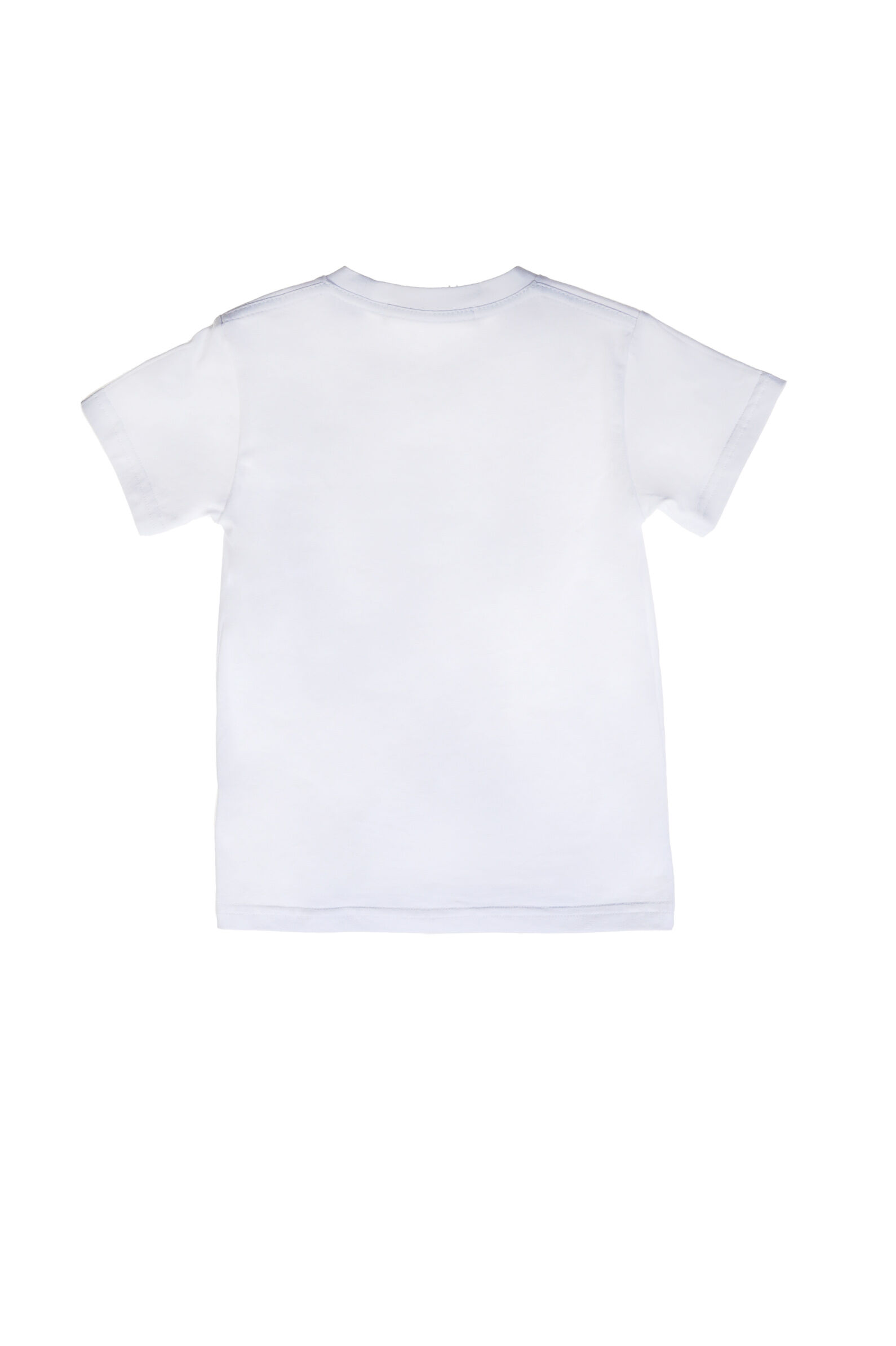 Футболка дев. АРТ.SR150F818,бел-мул,хл-эл