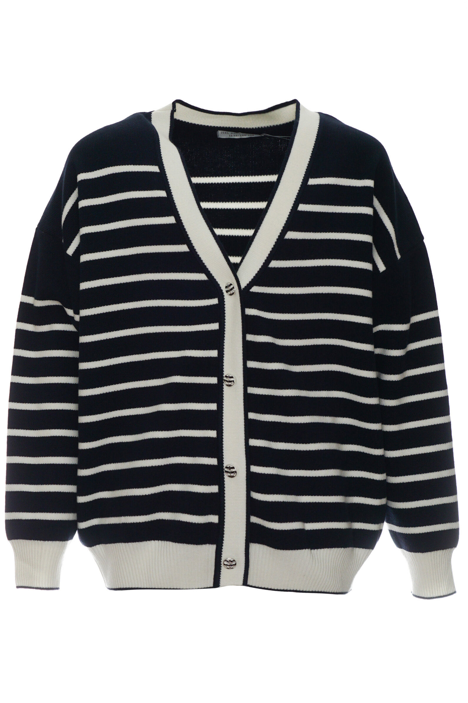 Кардиган дев. АРТ.1010,син-мол,шер-модал