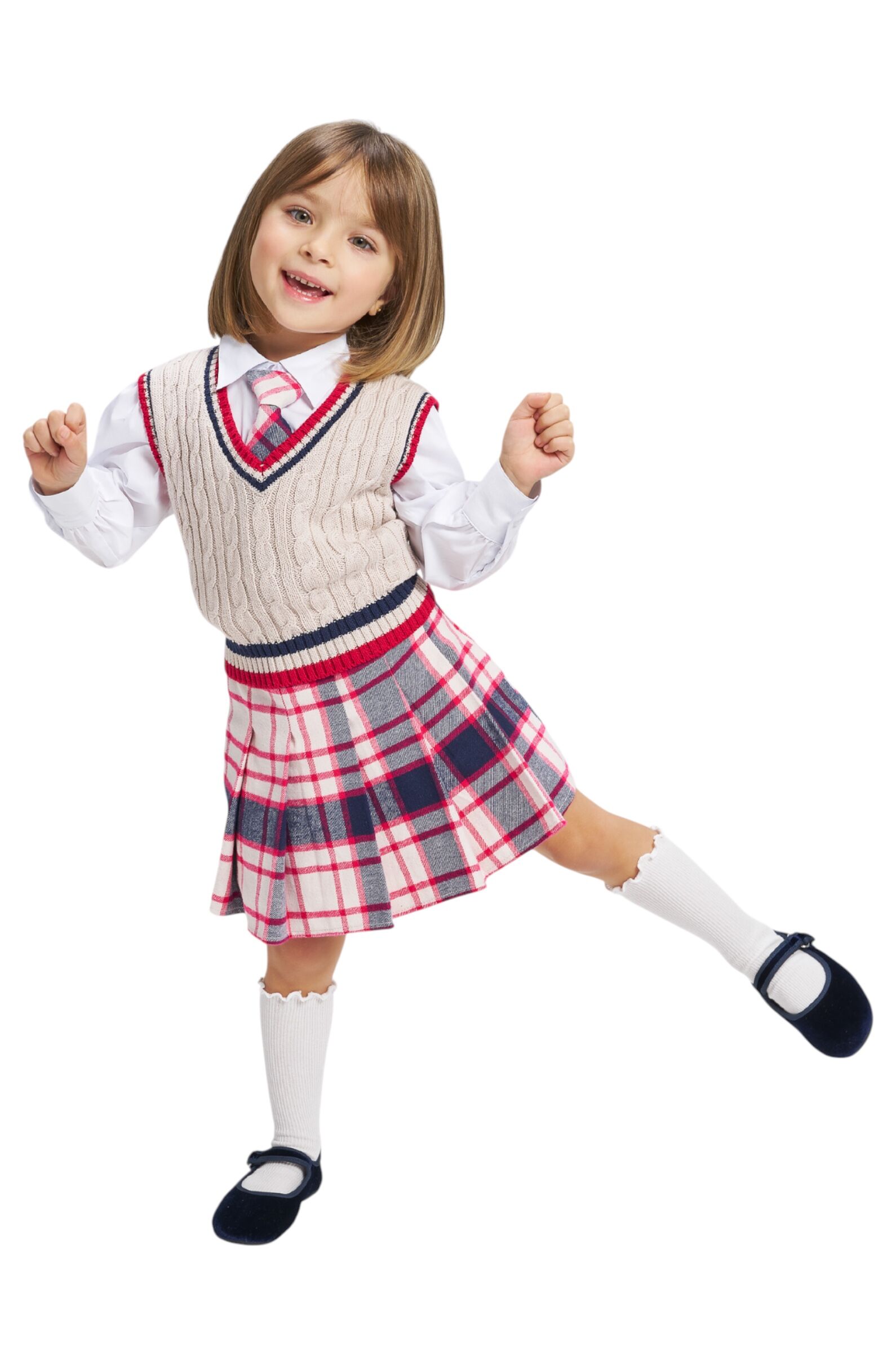 Комплект дев. АРТ.4.F330.00,бел-крас,хл-эл/хл