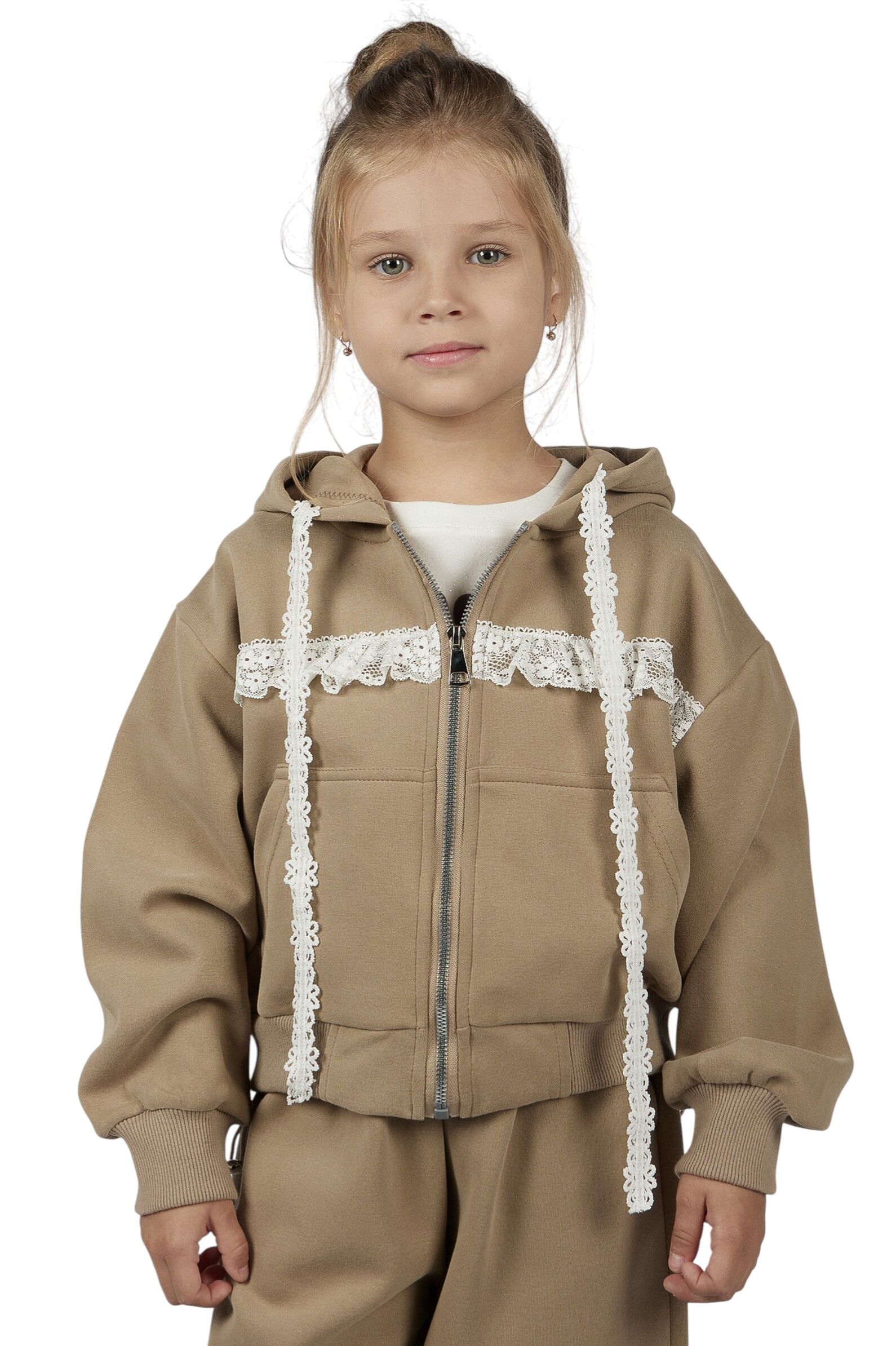 Комплект дев. АРТ.G-KM26151,беж,хл-пэ