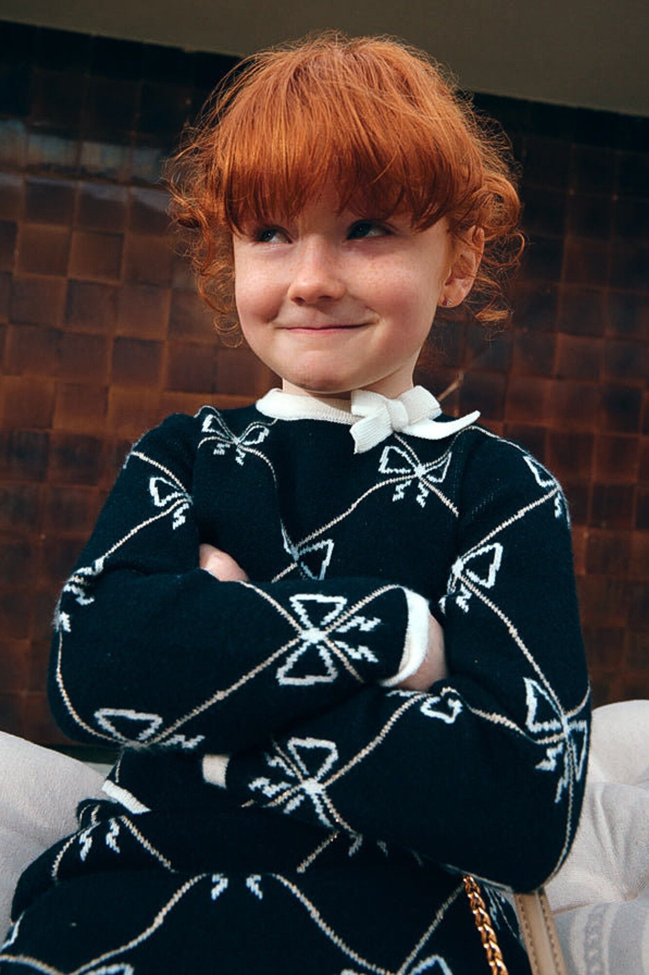 Костюм дев. АРТ.5538,чер-бел,вис-пэ-па-мет.вол