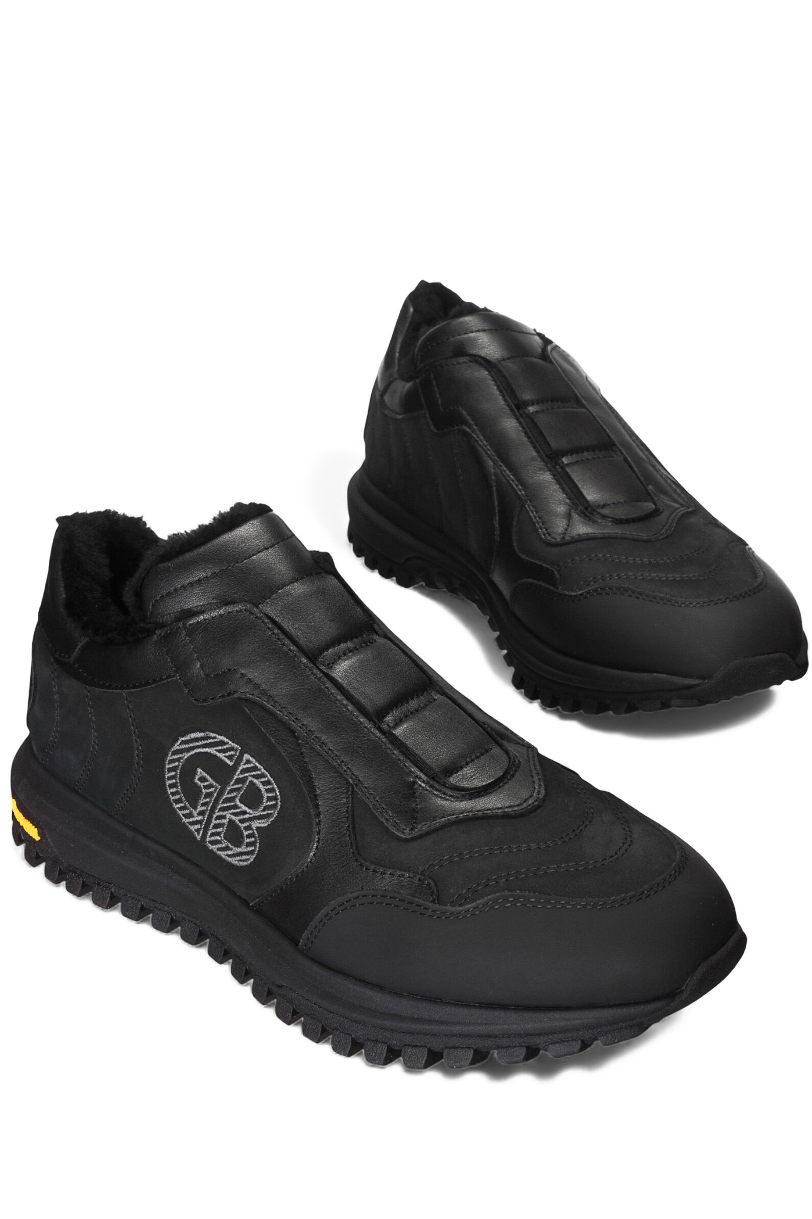 Кроссовки муж. АРТ.38902-A,чер,н.к-нуб/н.мех