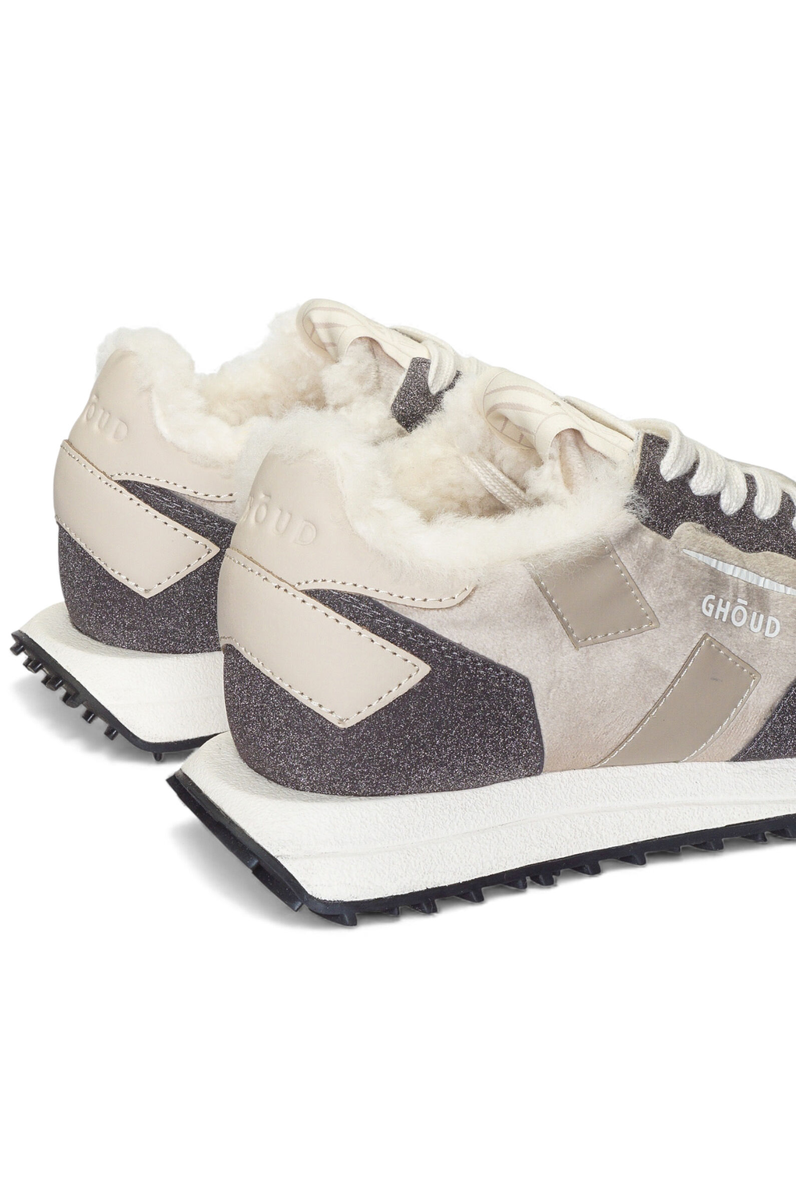 Кроссовки жен. АРТ.E1UNSCLW VX04,беж-кор,н.к-вел/н.м-тек