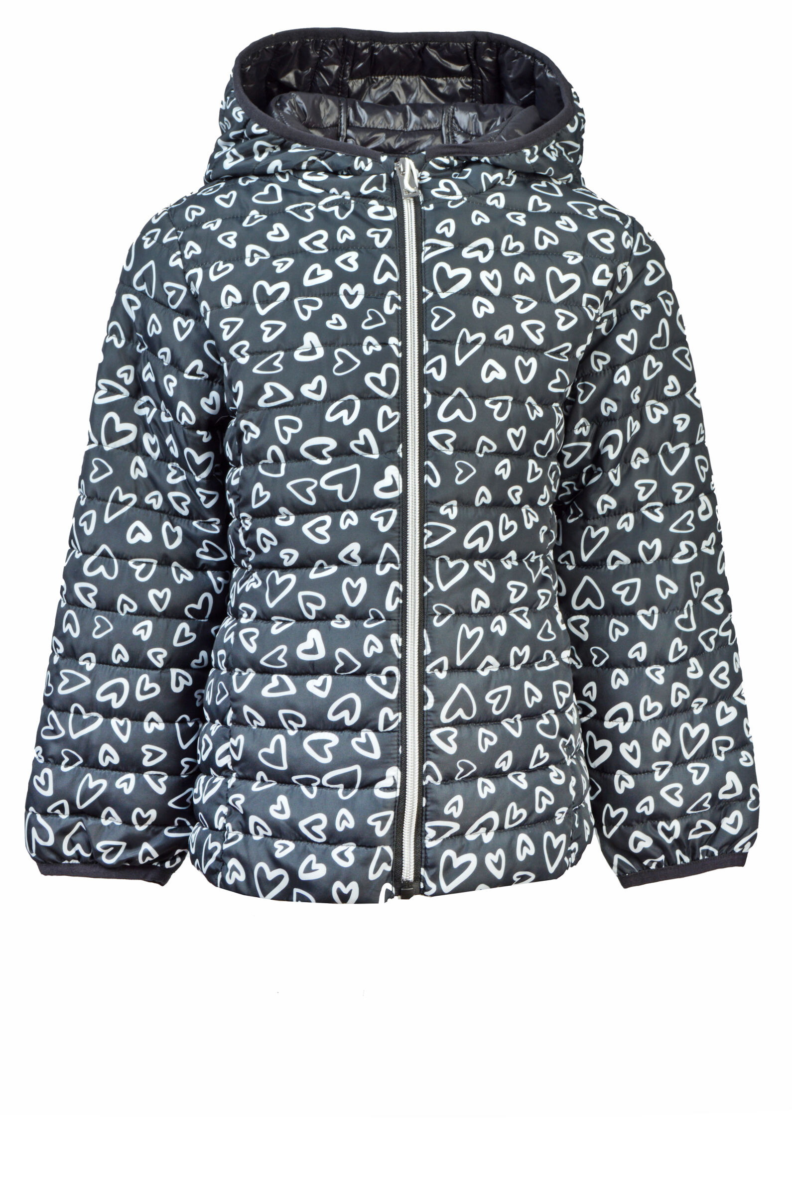 Куртка дев. АРТ.4 6025/49,чер,пэ/пэ