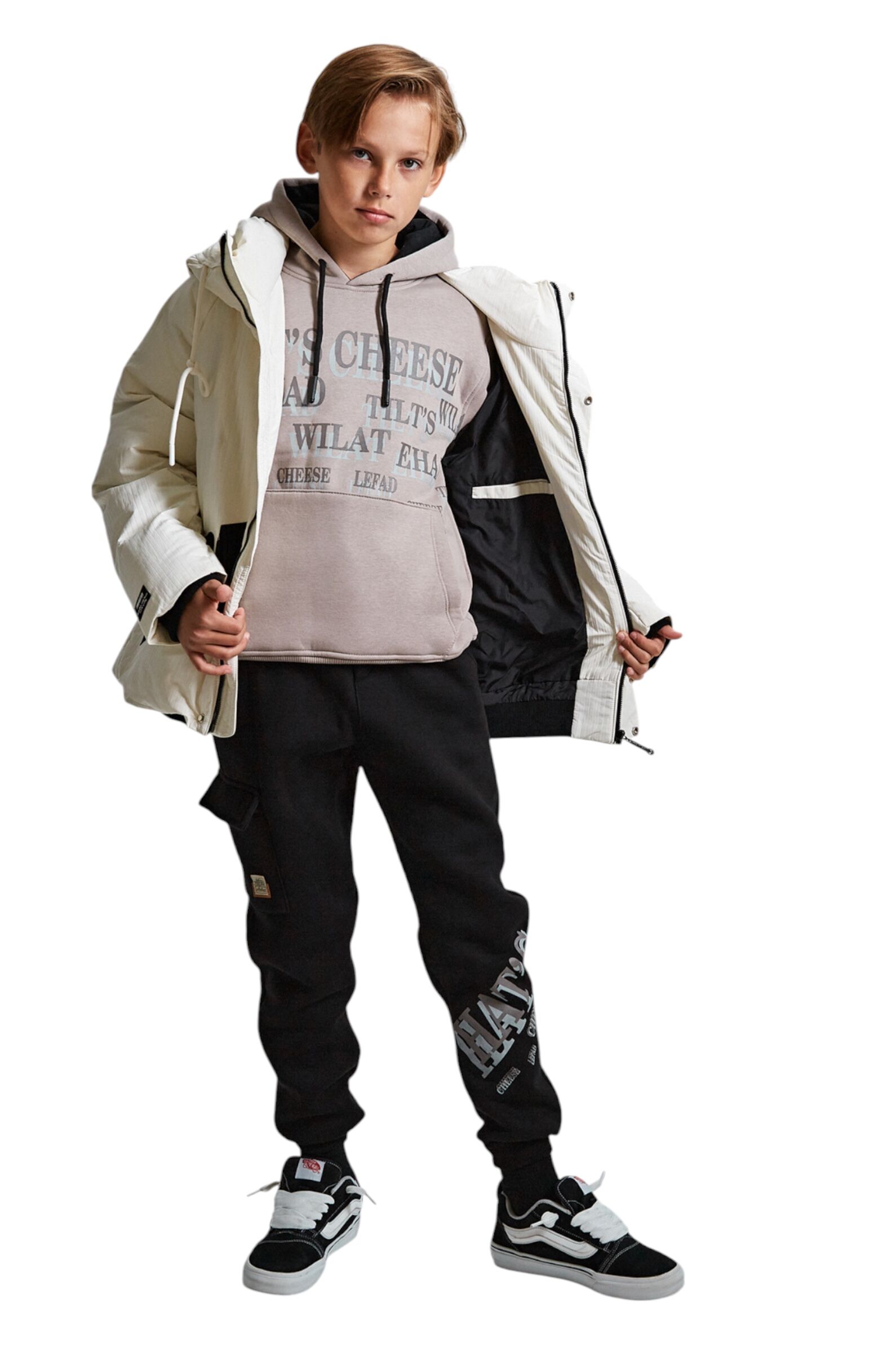 Куртка мал. АРТ.B-PLT34642,бел,пэ