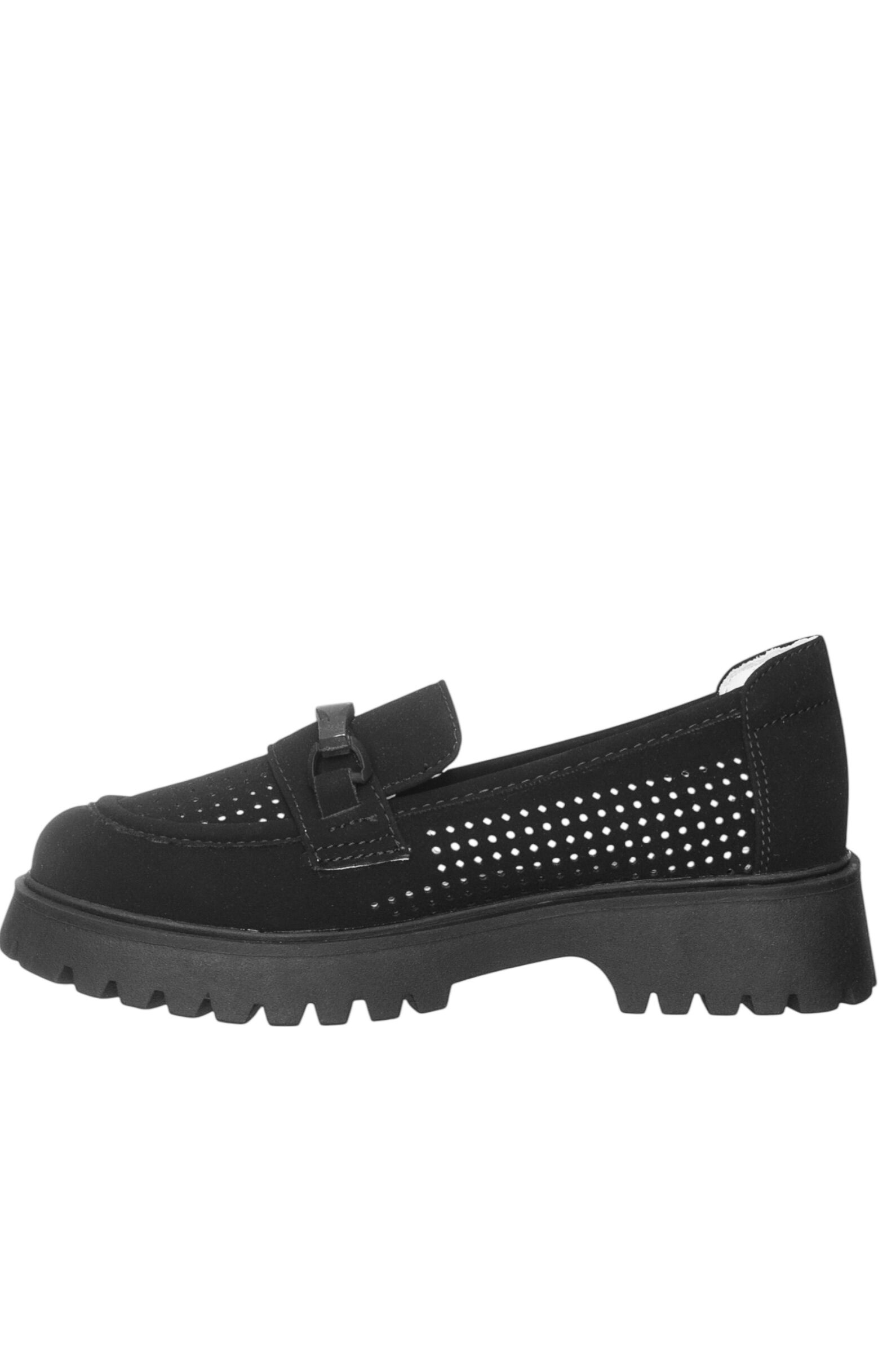 Лоферы дев. АРТ.32-0600B,чер,н.к/н.к