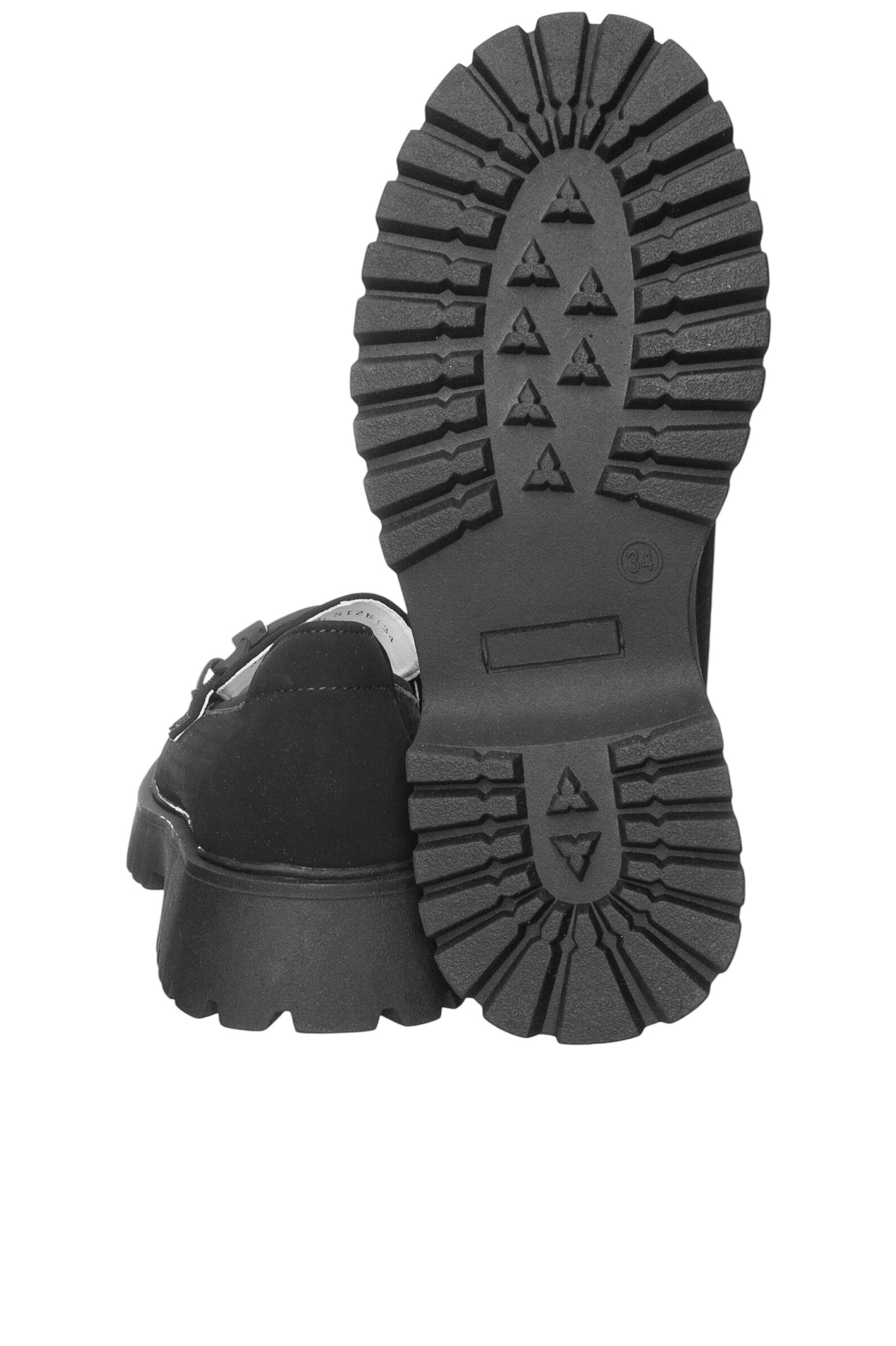 Лоферы дев. АРТ.32-0600B,чер,н.к/н.к