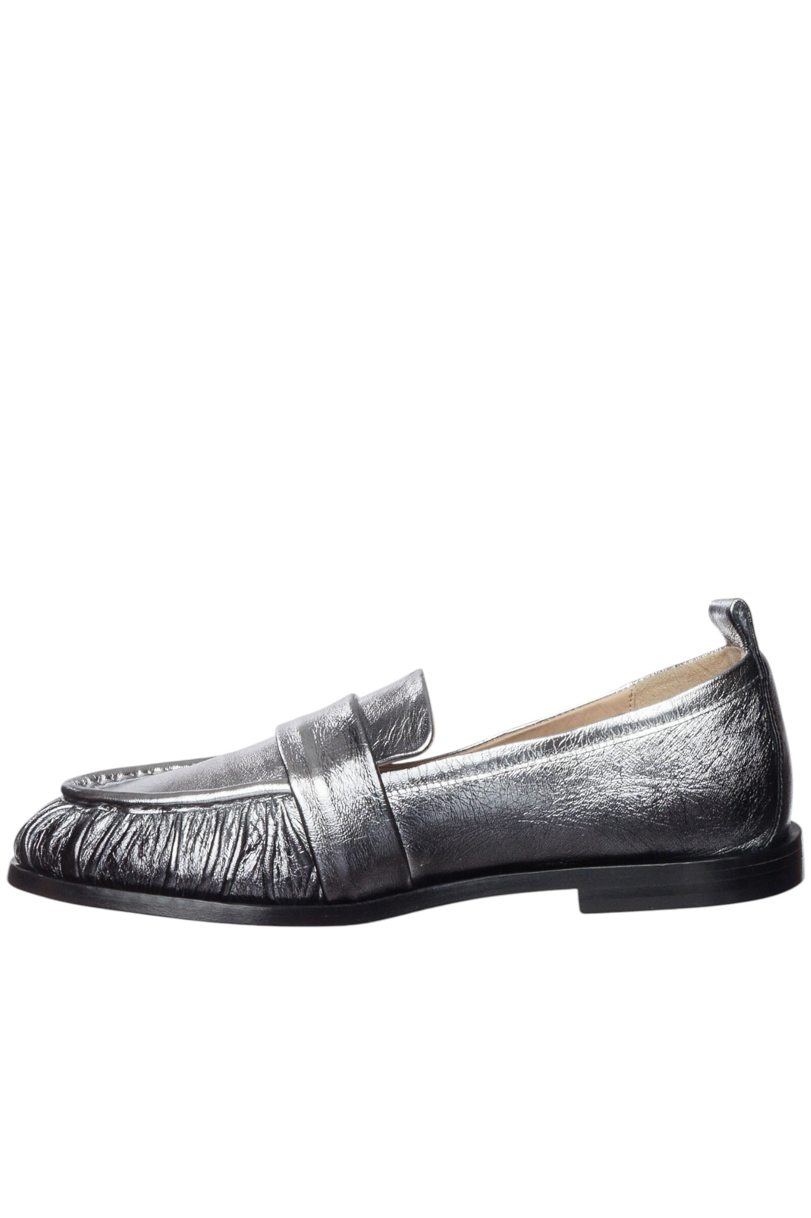 Лоферы жен.АРТ.9092,сер-чер,н.к/н.к