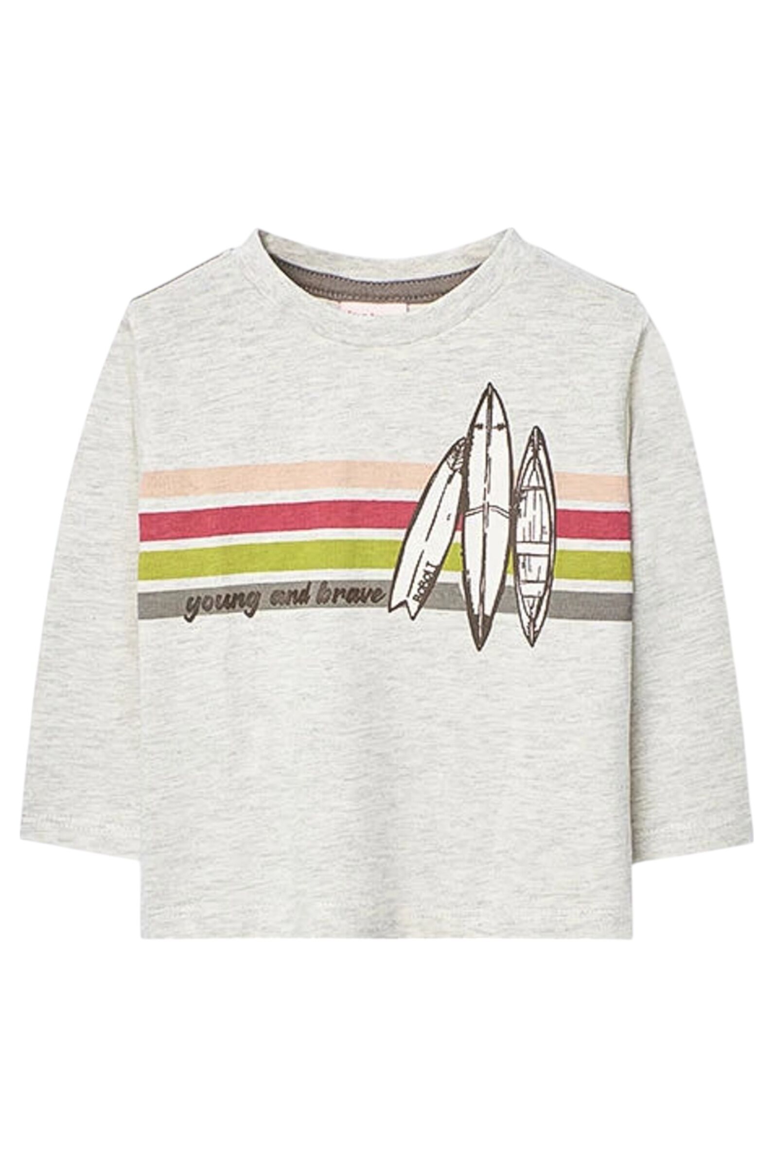 Лонгслив мал. АРТ.331007,сер-мул,хл