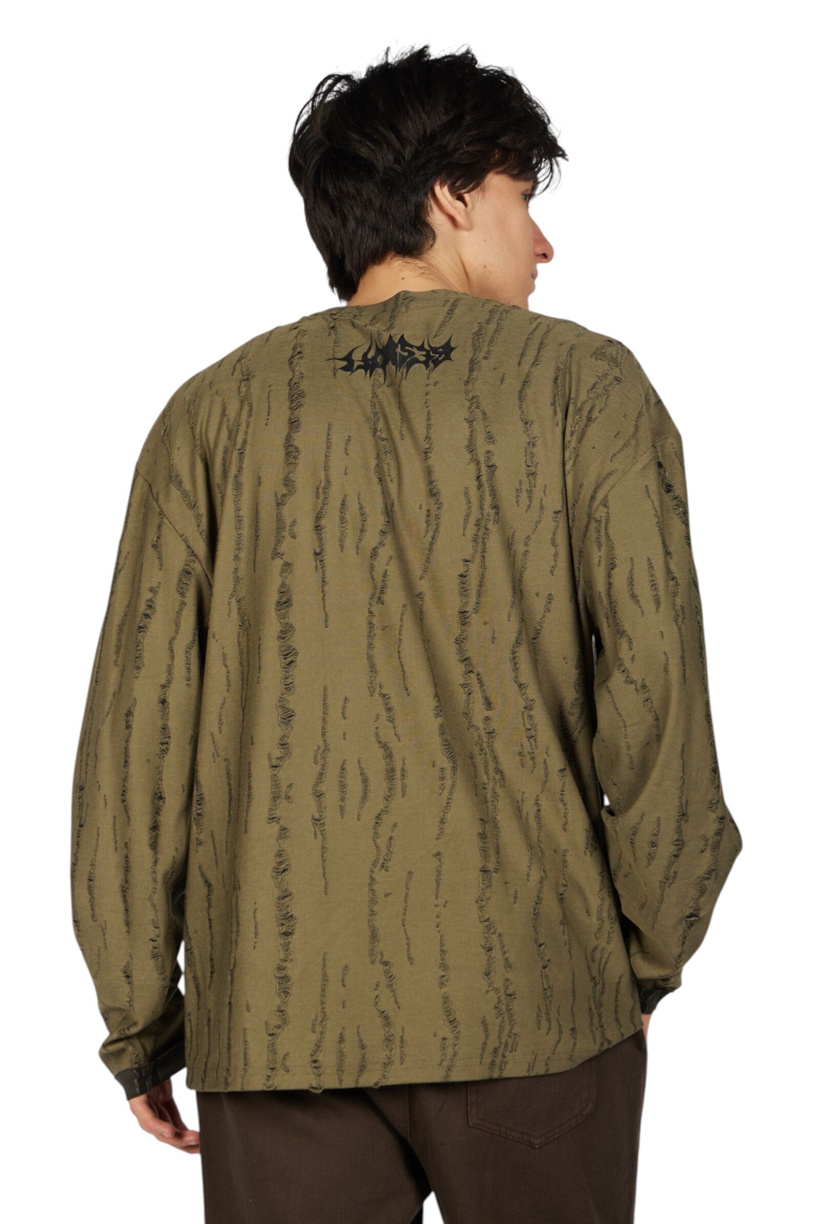 Лонгслив АРТ.B-SW35445,хаки,хл-пэ