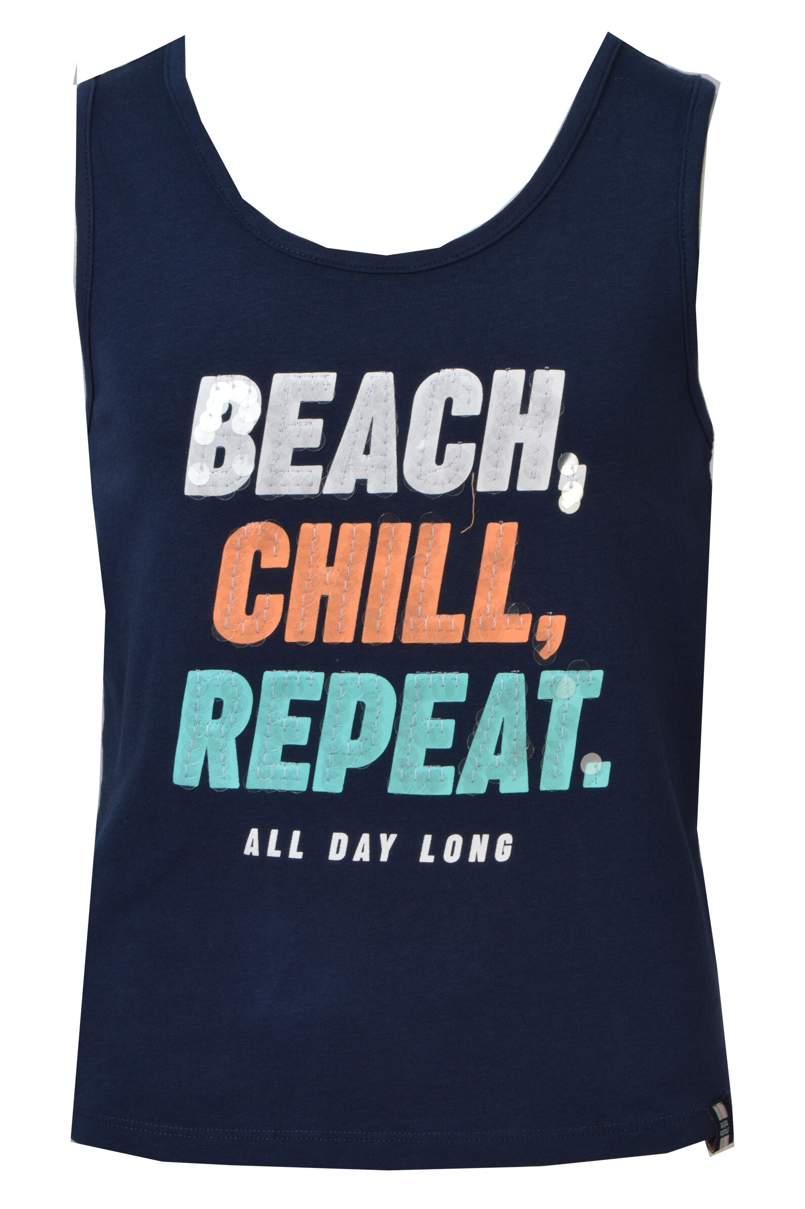 Майка дев. АРТ.446093,син,хл-эл