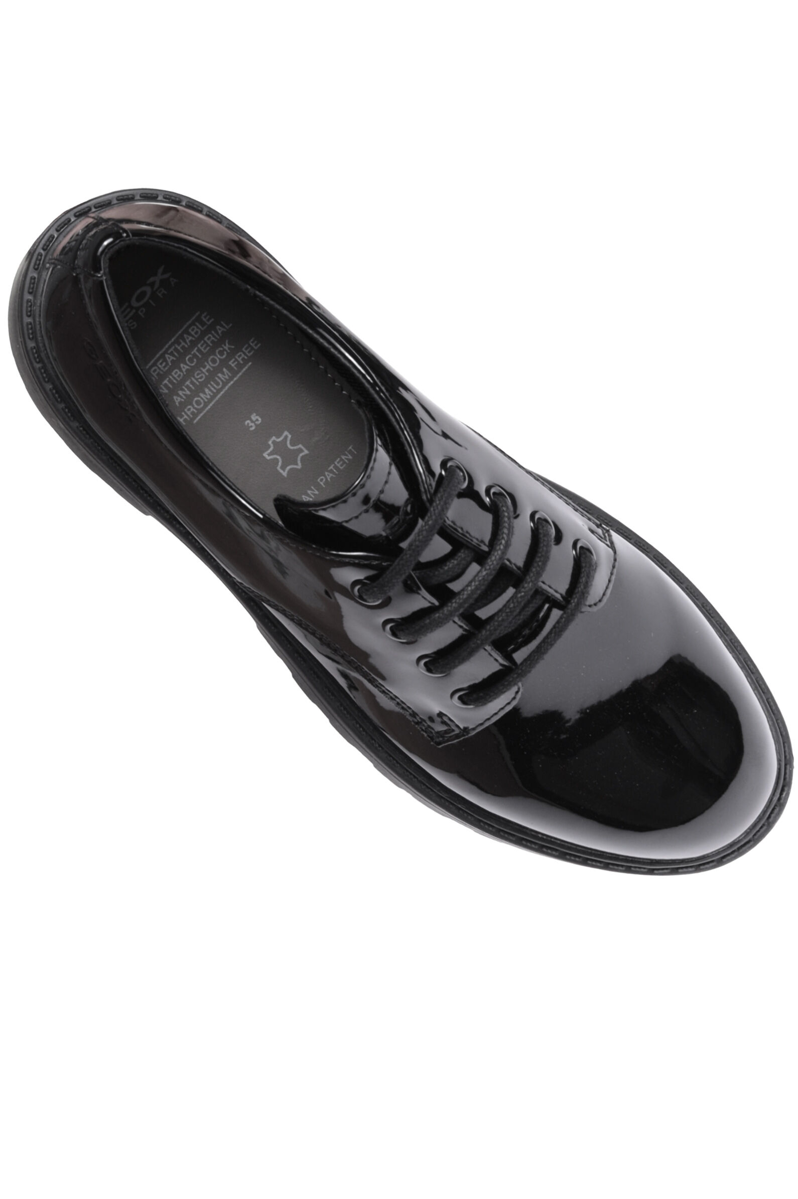 П/ботинки дев. АРТ.J0420C,чер,и.лак/тек-н.к