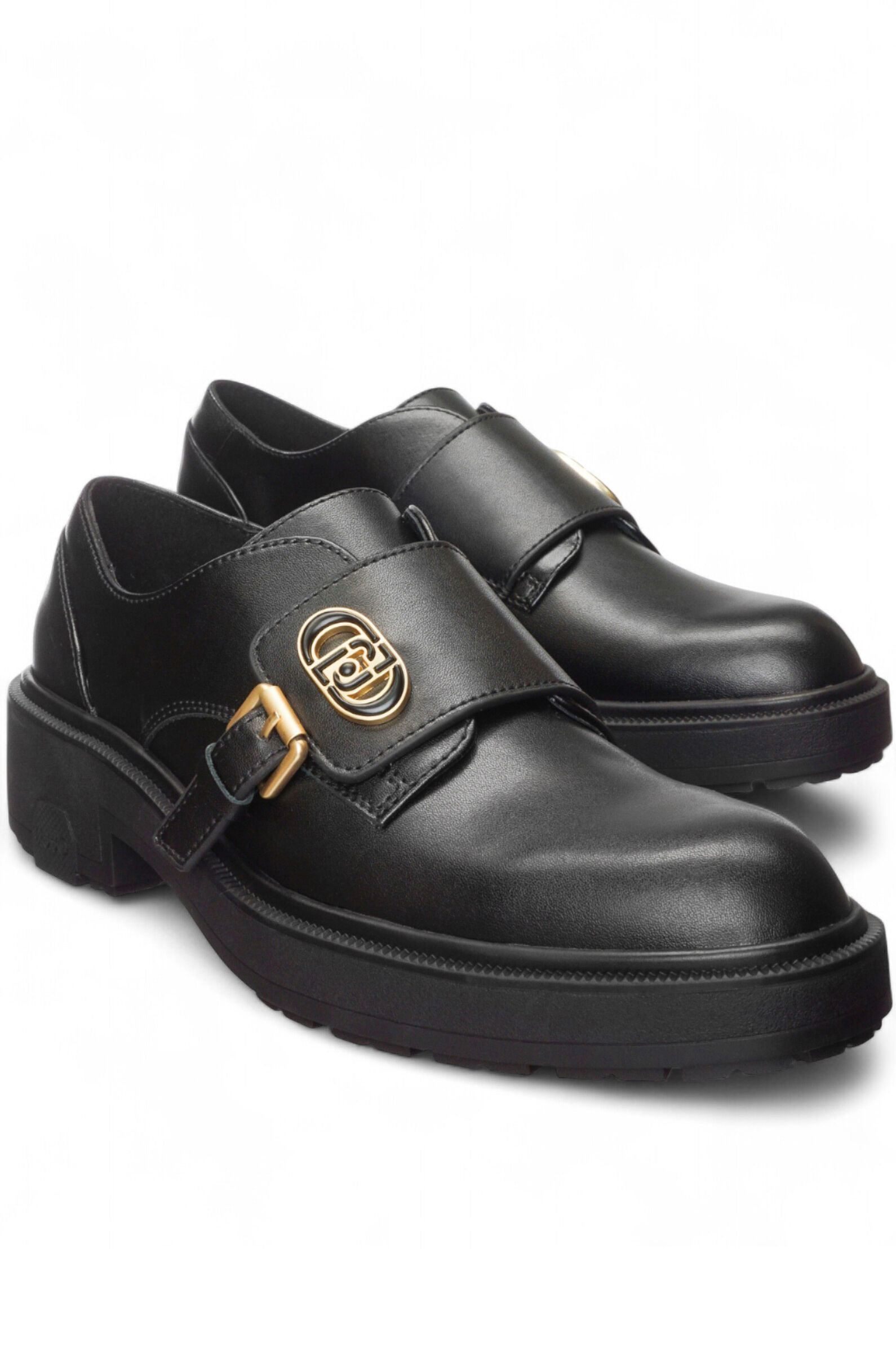 П/ботинки жен. АРТ.SF5025P010222222,чер-зол,н.к/и.к