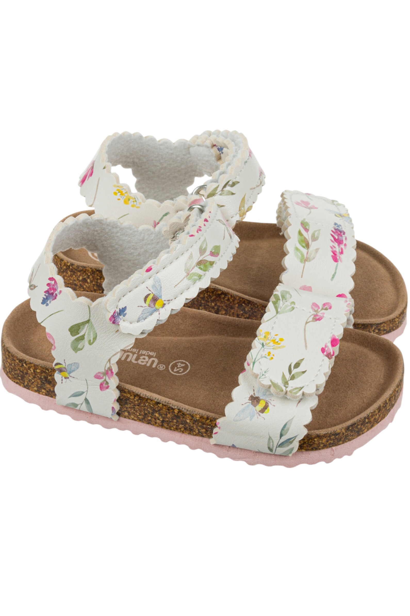 Сандалии дев. АРТ.24124010056,бел-мул,и.к