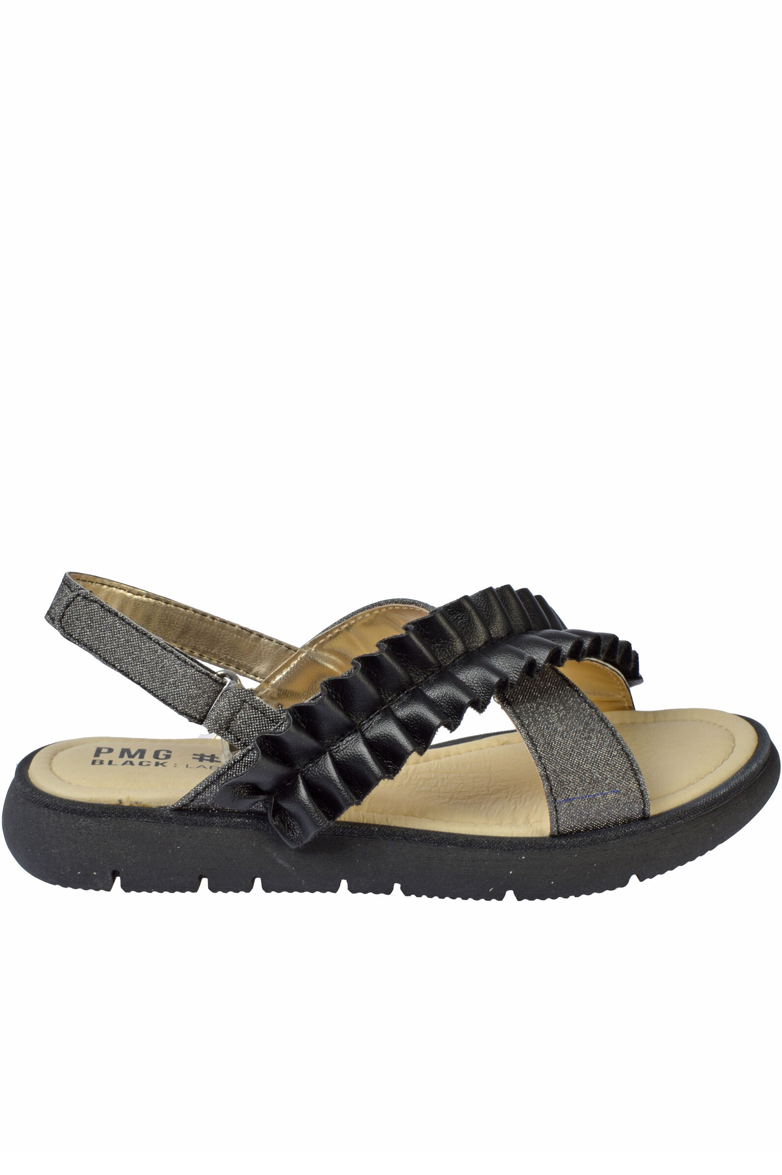 Сандалии дев. АРТ.3928822,чер,и.к/н.к