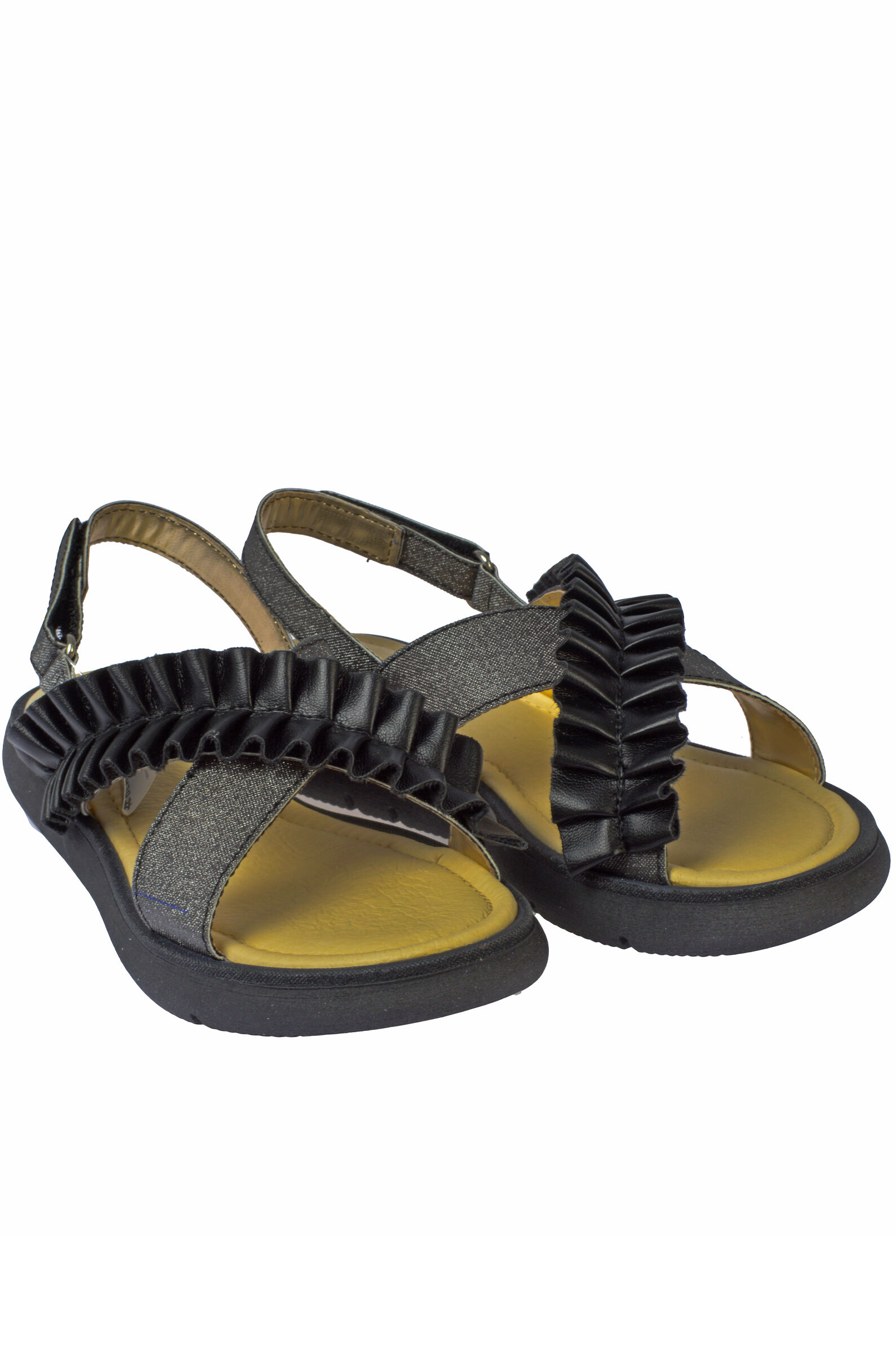 Сандалии дев. АРТ.3928822,чер,и.к/н.к