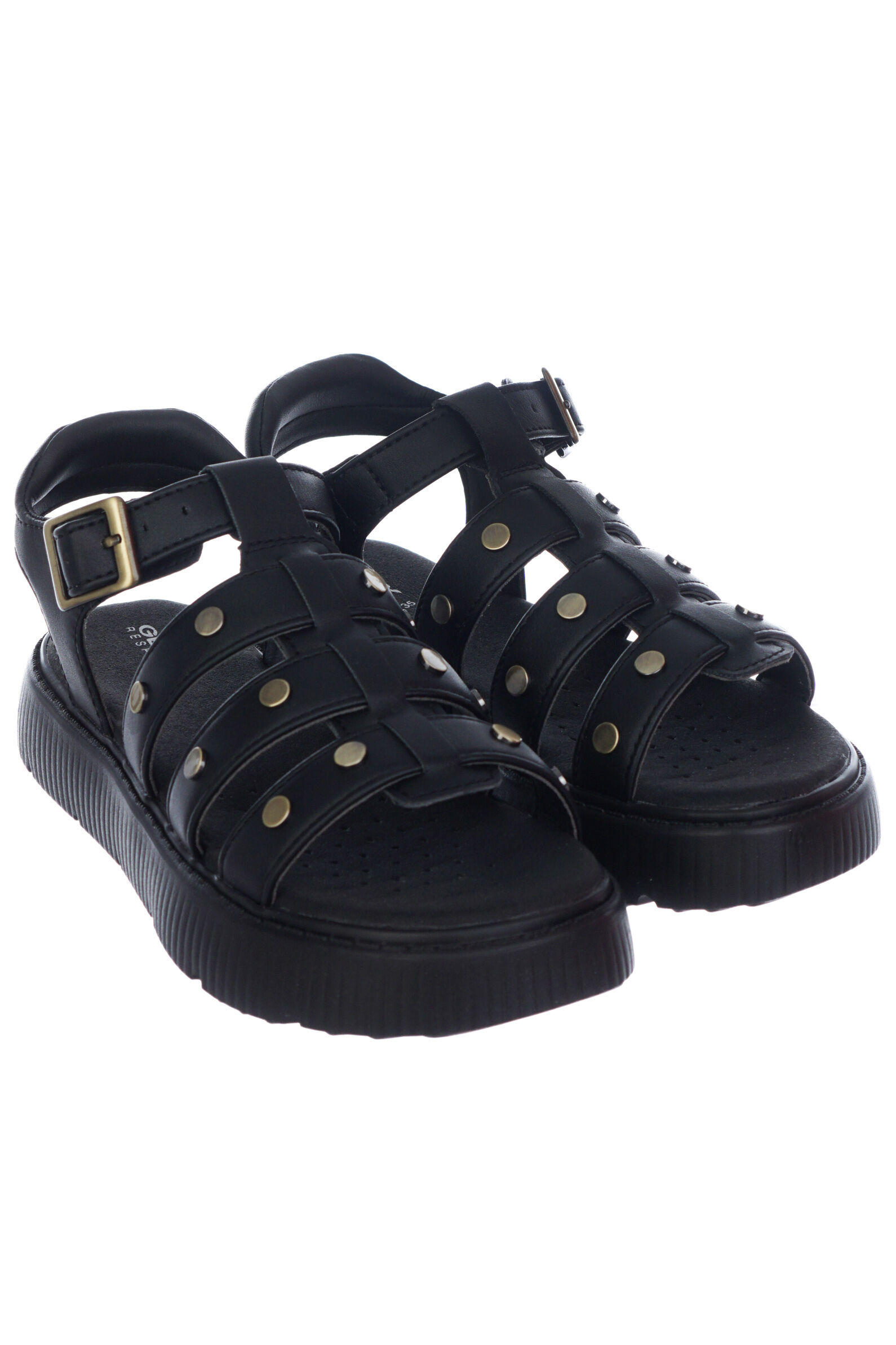 Сандалии дев. АРТ.J45DBG,чер,и.к/и.к