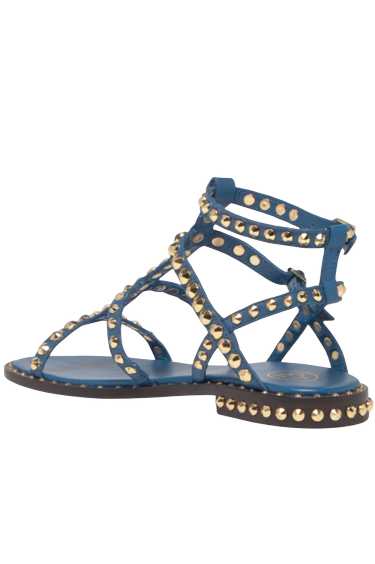 Сандалии жен. АРТ.SS25-M-130289-004,син-зол,н.к/н.к