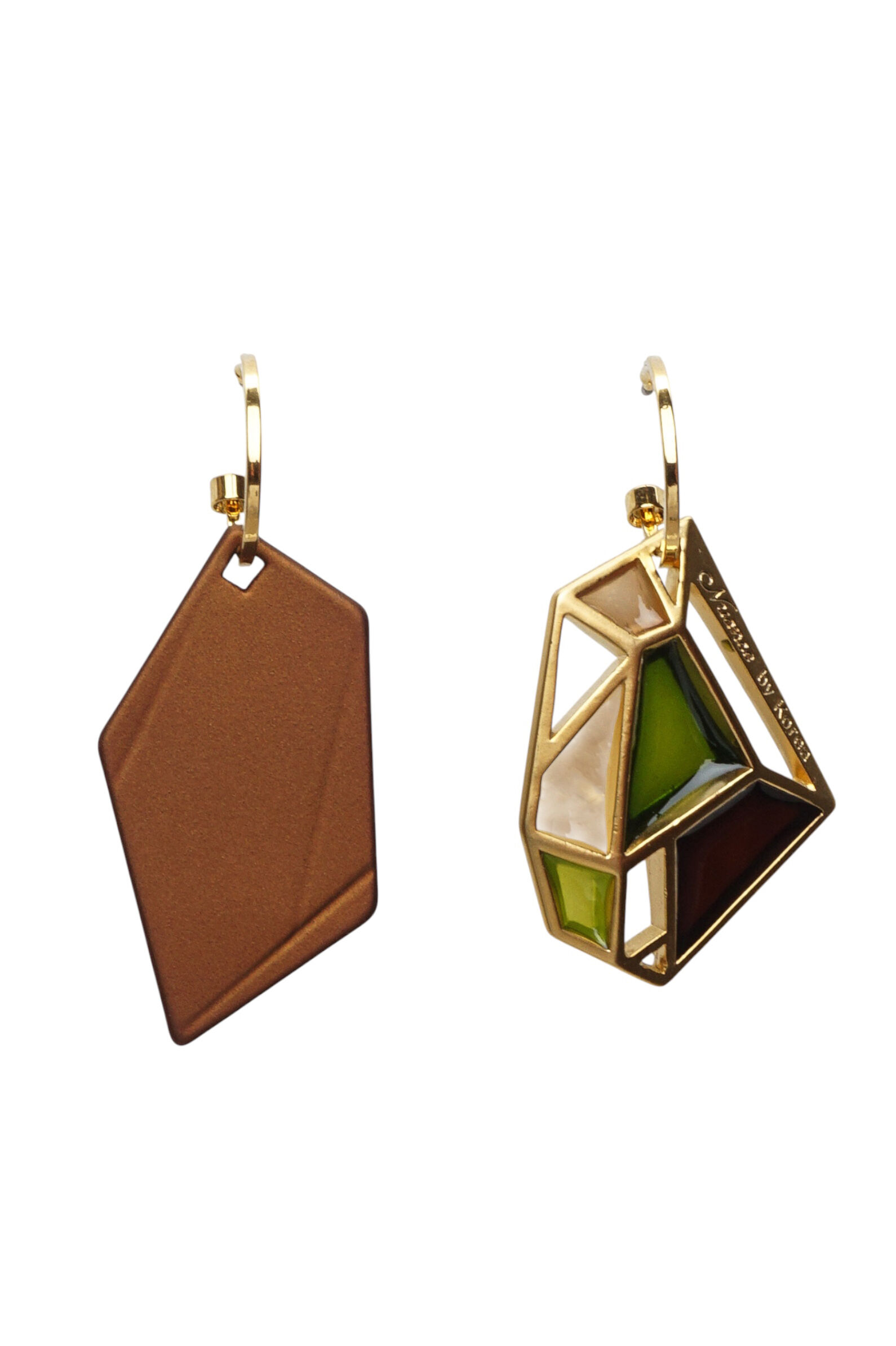 Серьги АРТ.S/2025/17,зол-кор