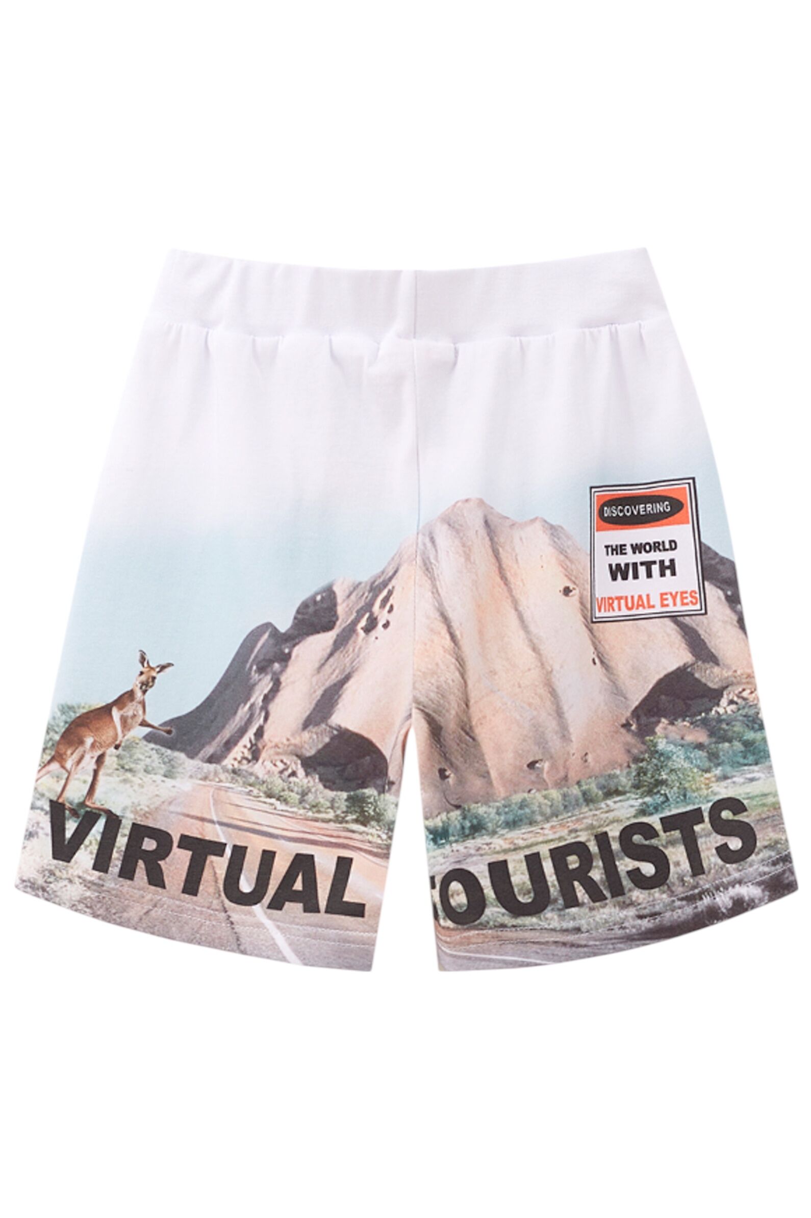 Шорты дев. АРТ.250080,бел-мул,хл-эл