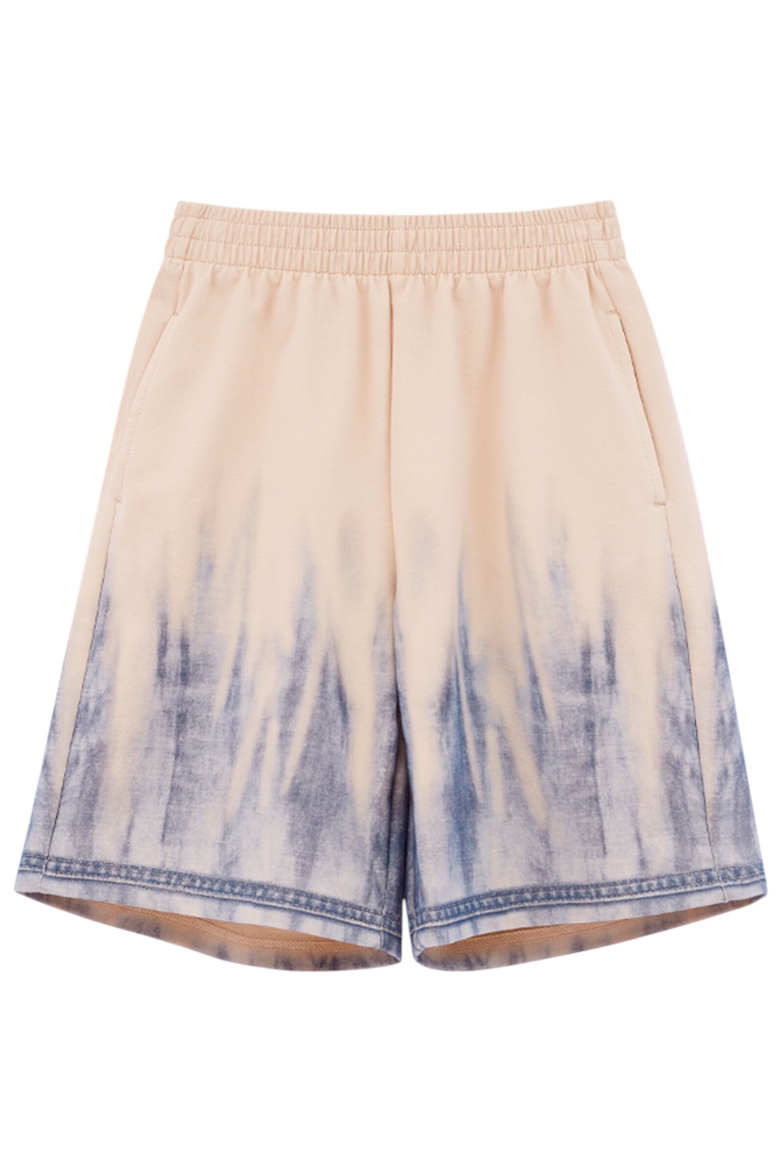 Шорты дев. АРТ.250127,беж-син,хл-эл