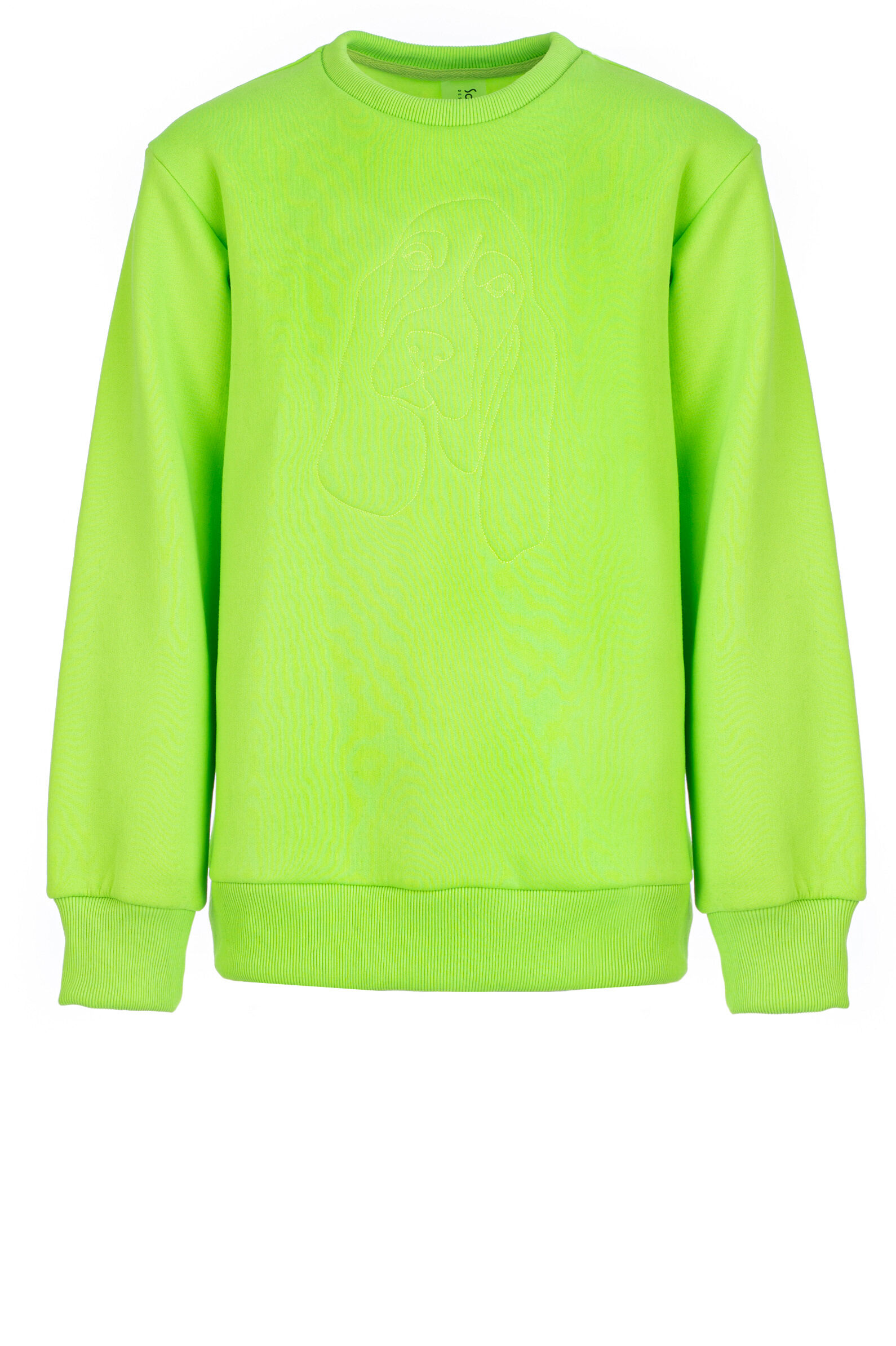 Свитшот дев. АРТ.SR160D202,жел-зел,хл-эл