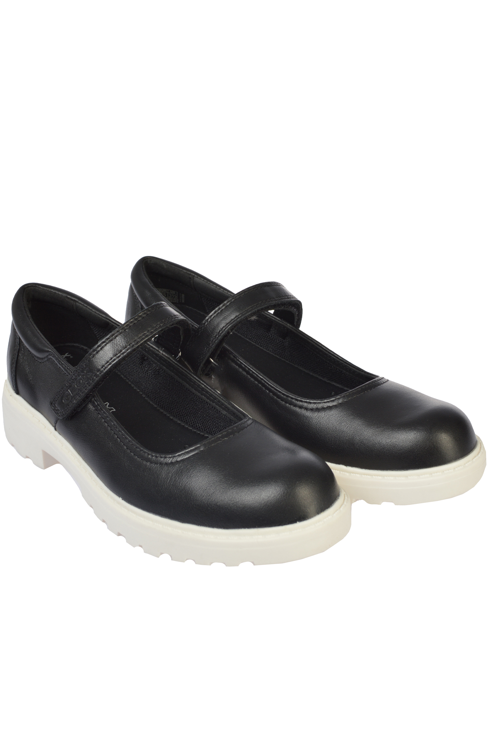 Туфли дев. АРТ.J6420P,чер-бел,н.к/н.к