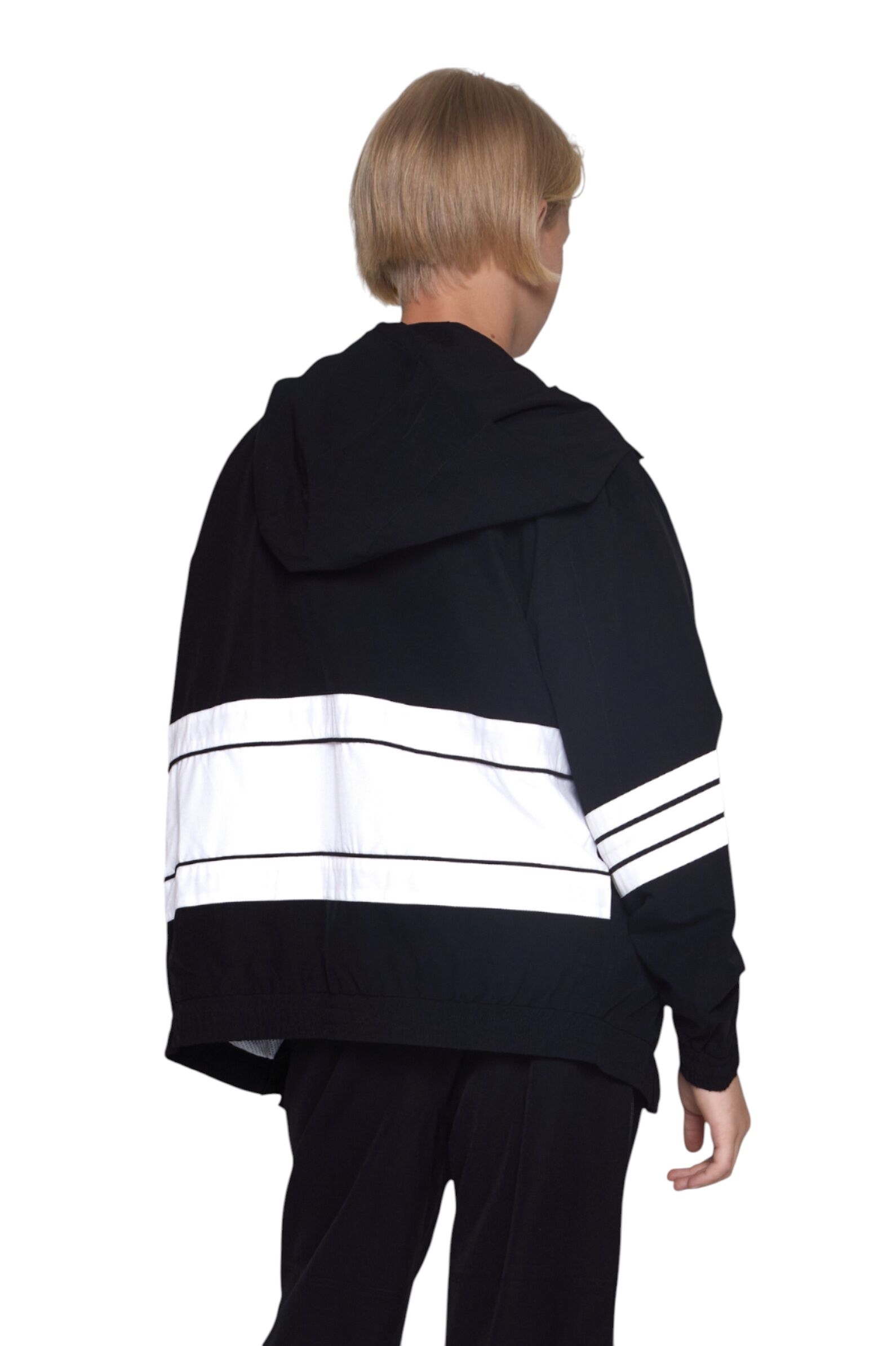 Ветровка АРТ.B-JCK35122,чер-бел,вис-па-эл