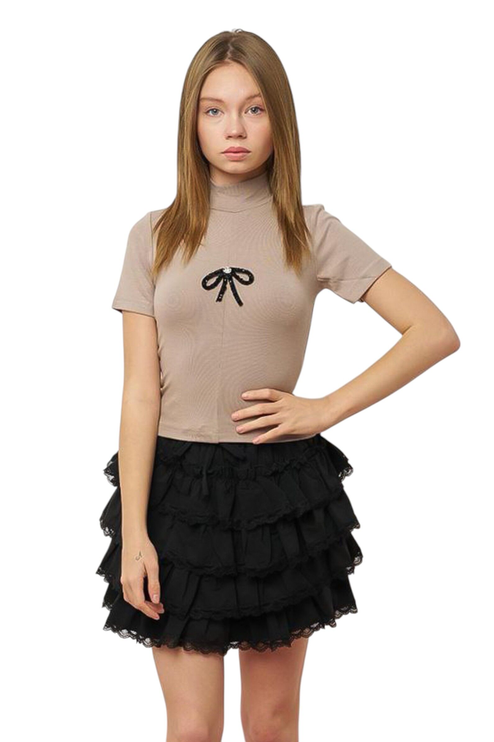 Водолазка дев. АРТ.7951,мол,вис-лайкра