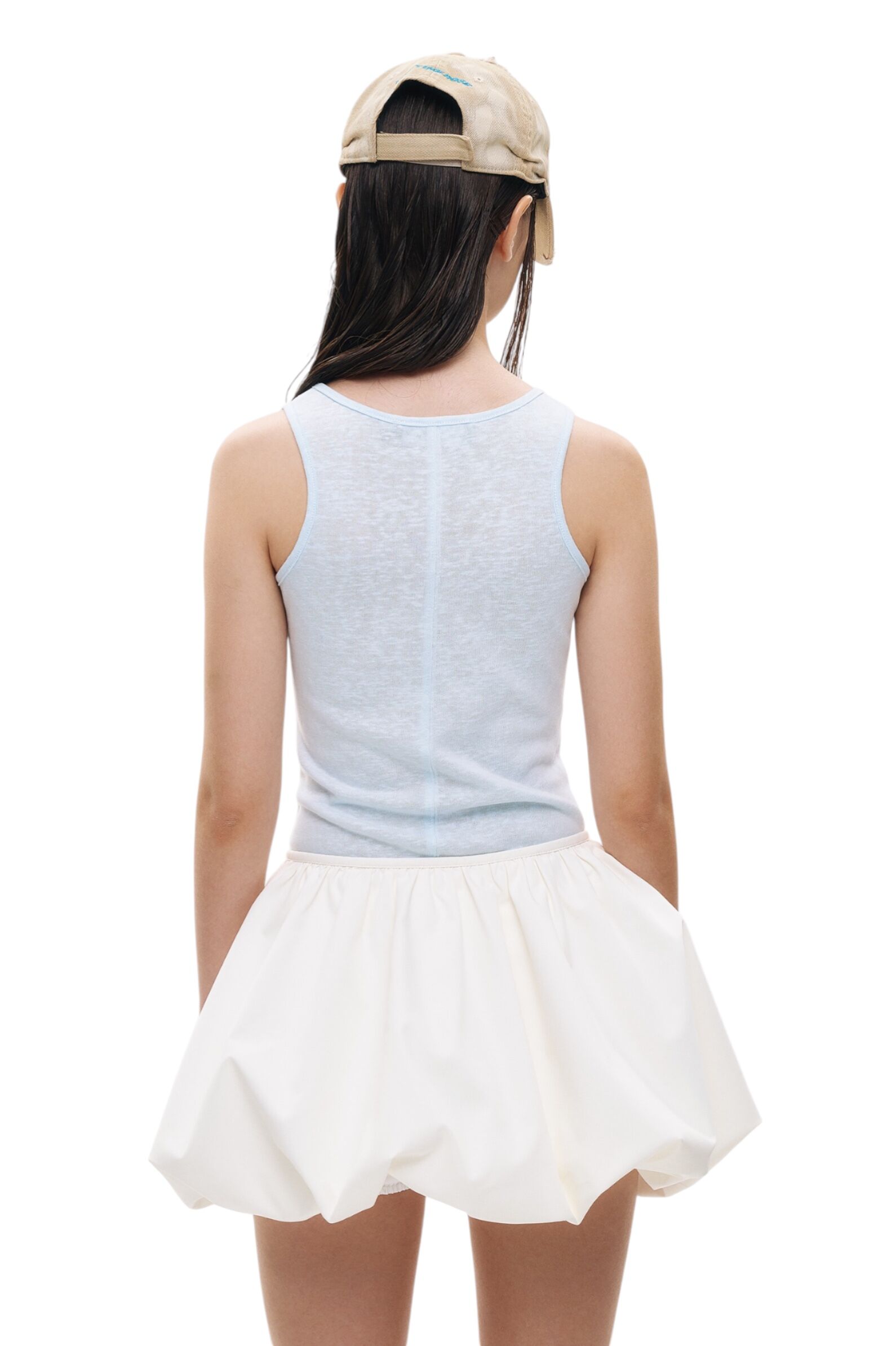 Юбка дев. АРТ.AA239583,бел,вис-пэ-эл